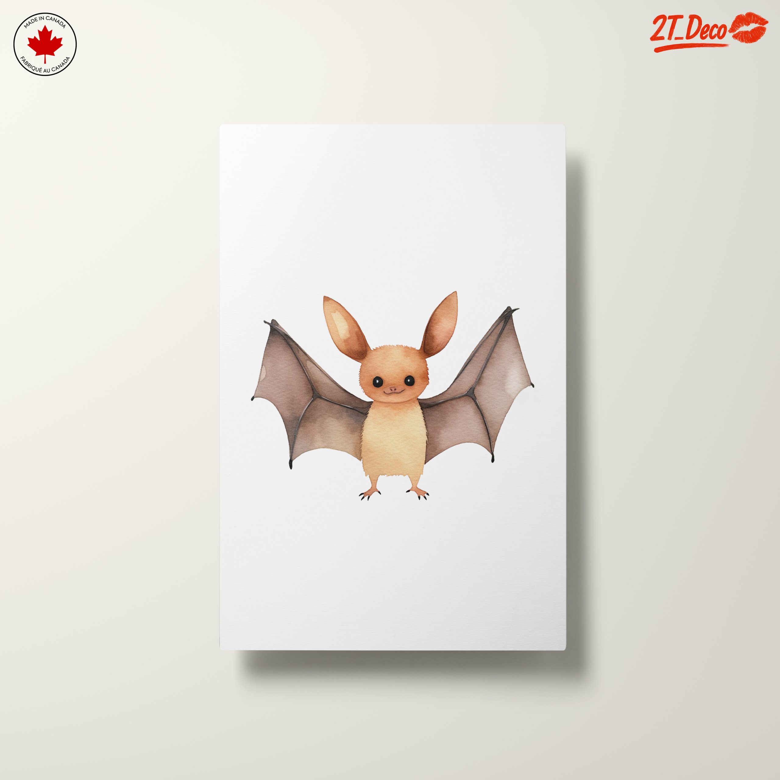 Cute Watercolor Bat Illustration - Image 10