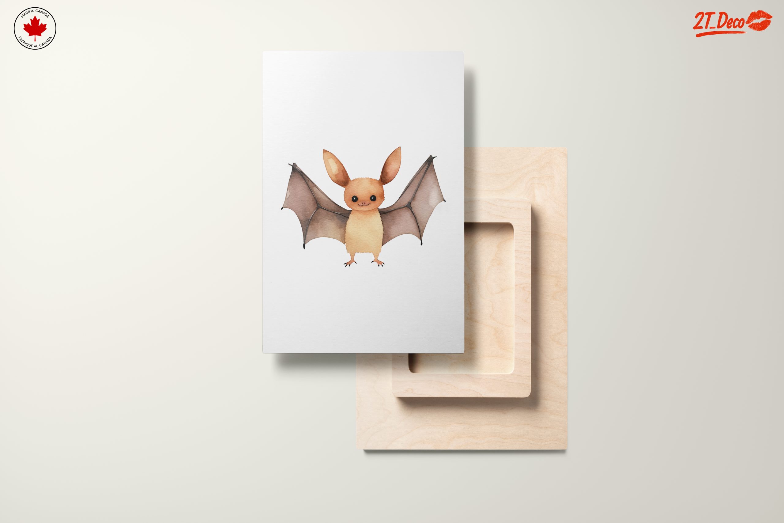 Cute Watercolor Bat Illustration - Image 11