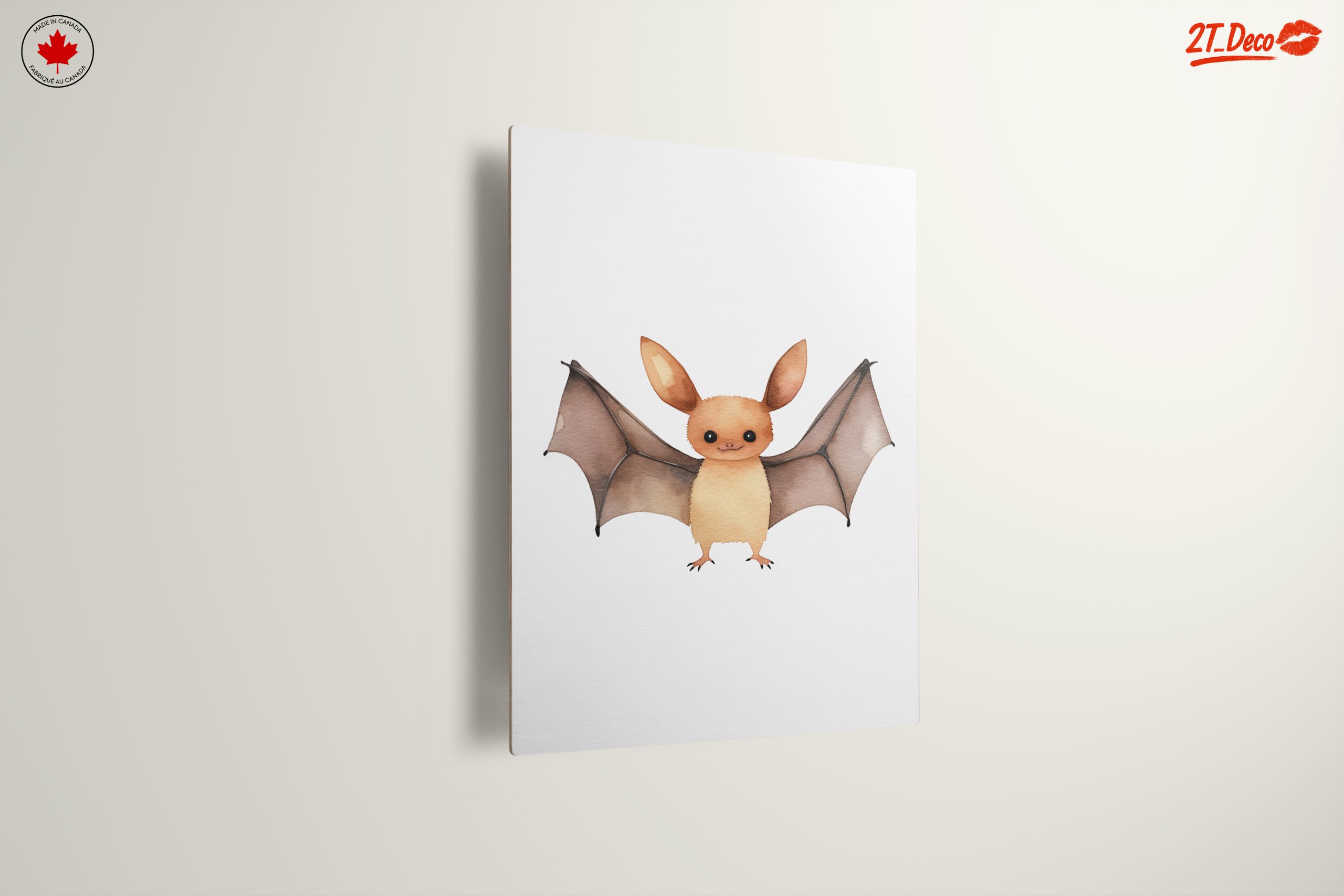 Cute Watercolor Bat Illustration - Image 13