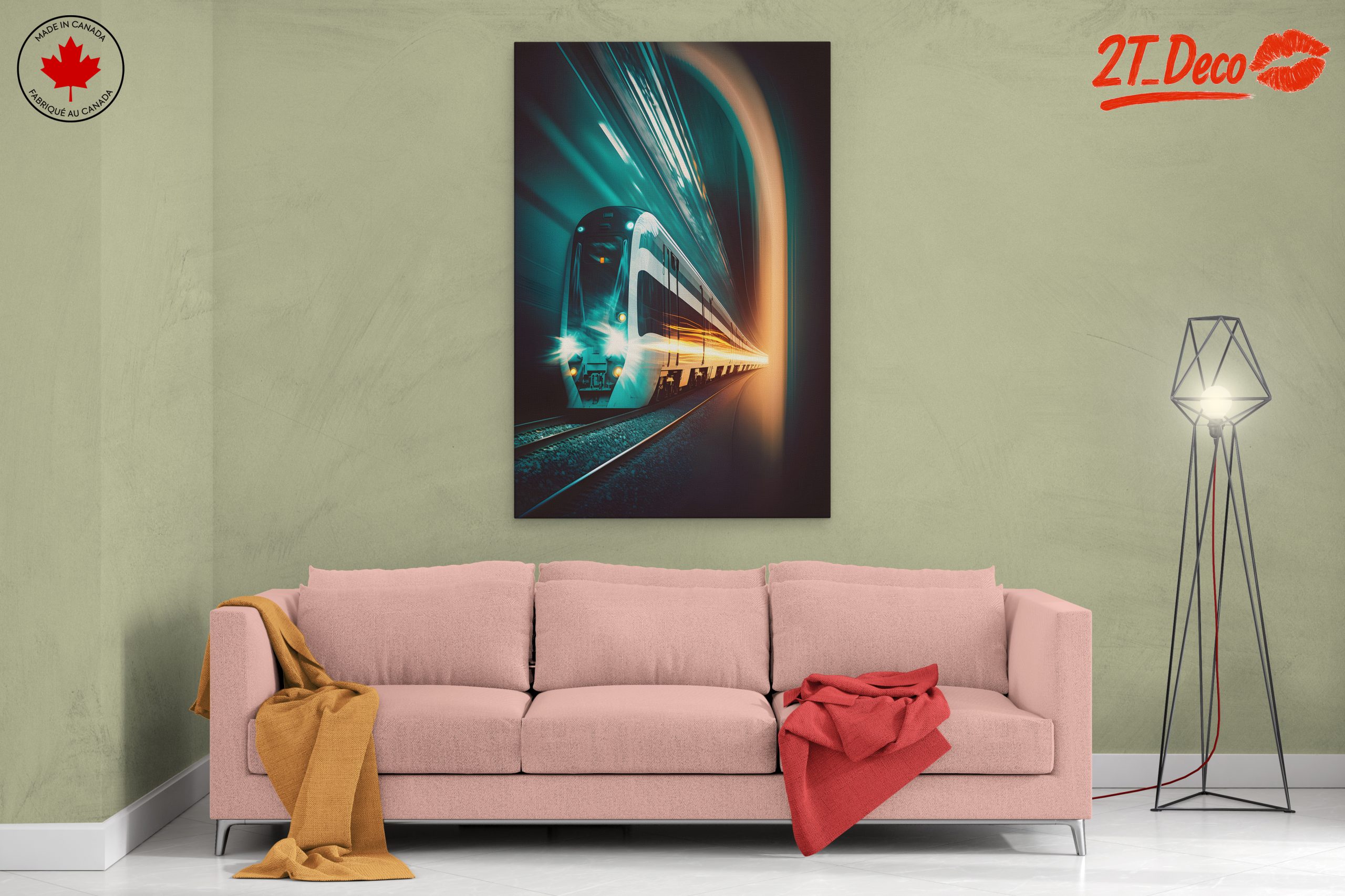 High-Speed Train in Motion Through Tunnel - Image 2