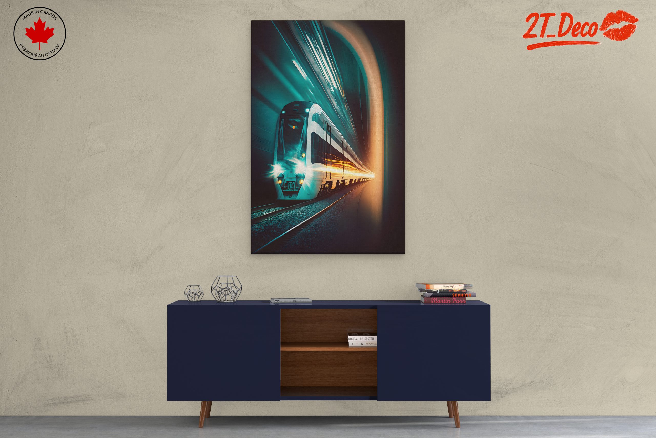 High-Speed Train in Motion Through Tunnel - Image 3