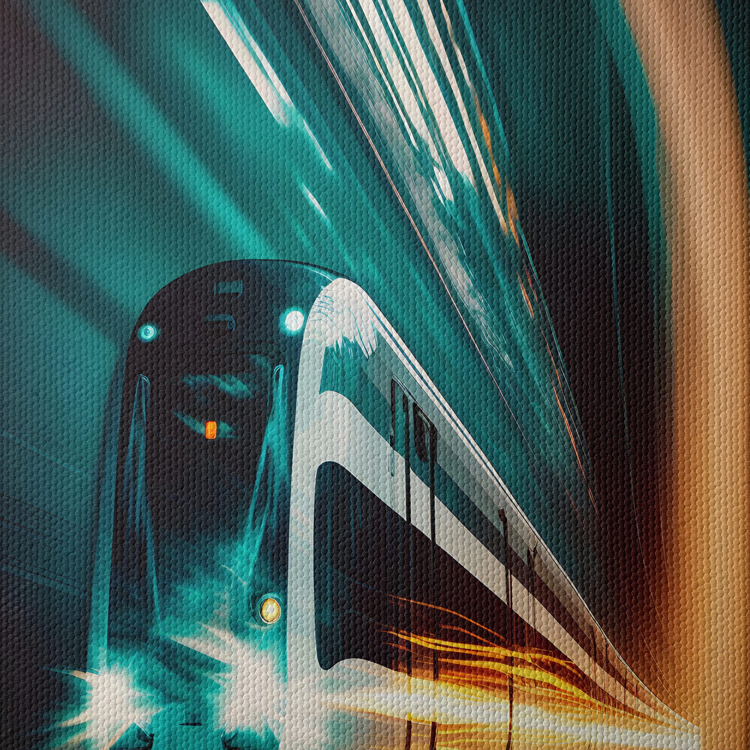 High-Speed Train in Motion Through Tunnel - Image 4