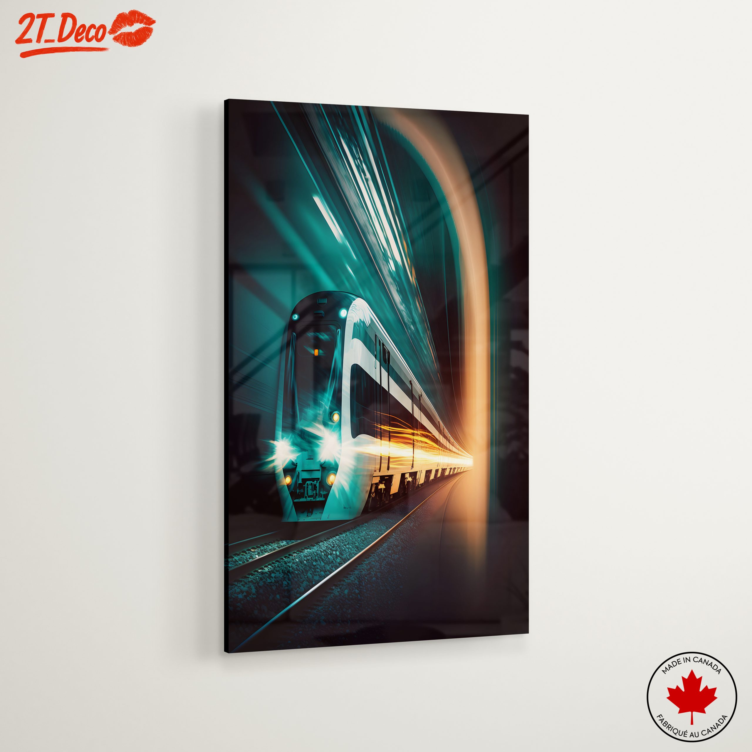 High-Speed Train in Motion Through Tunnel - Image 6