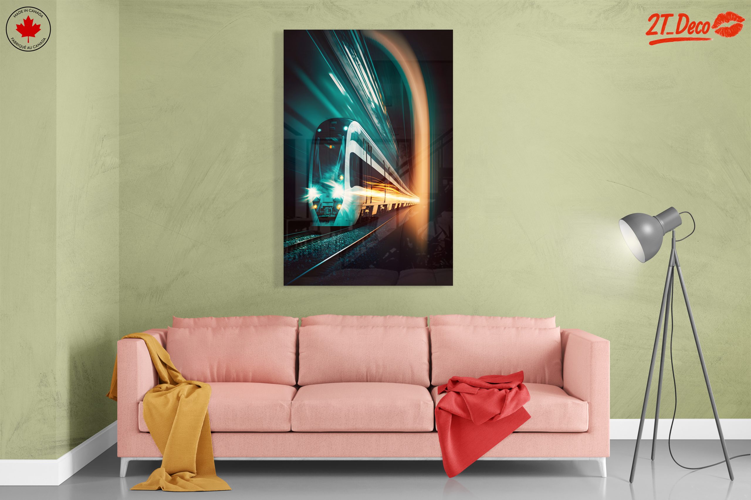High-Speed Train in Motion Through Tunnel - Image 7