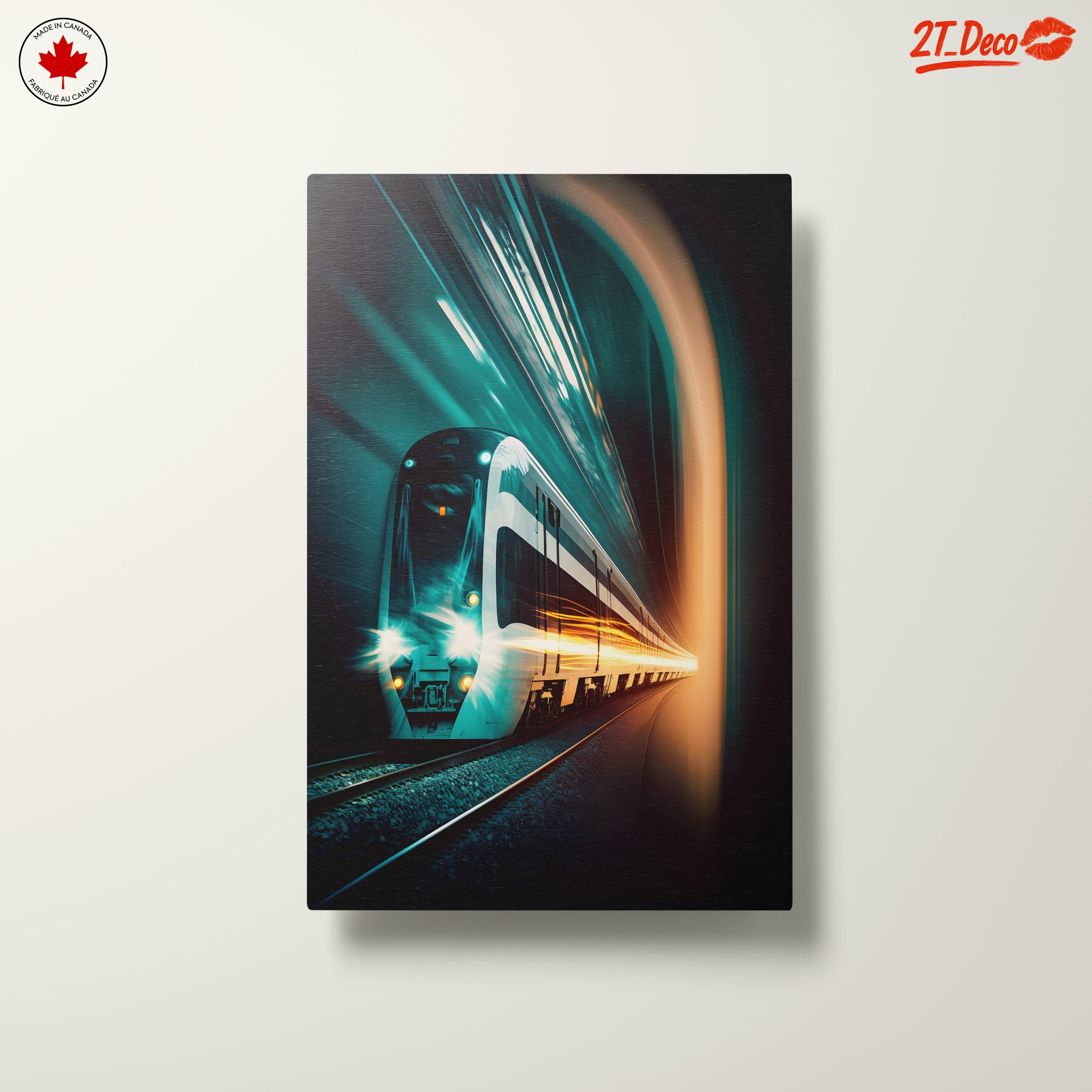 High-Speed Train in Motion Through Tunnel - Image 10