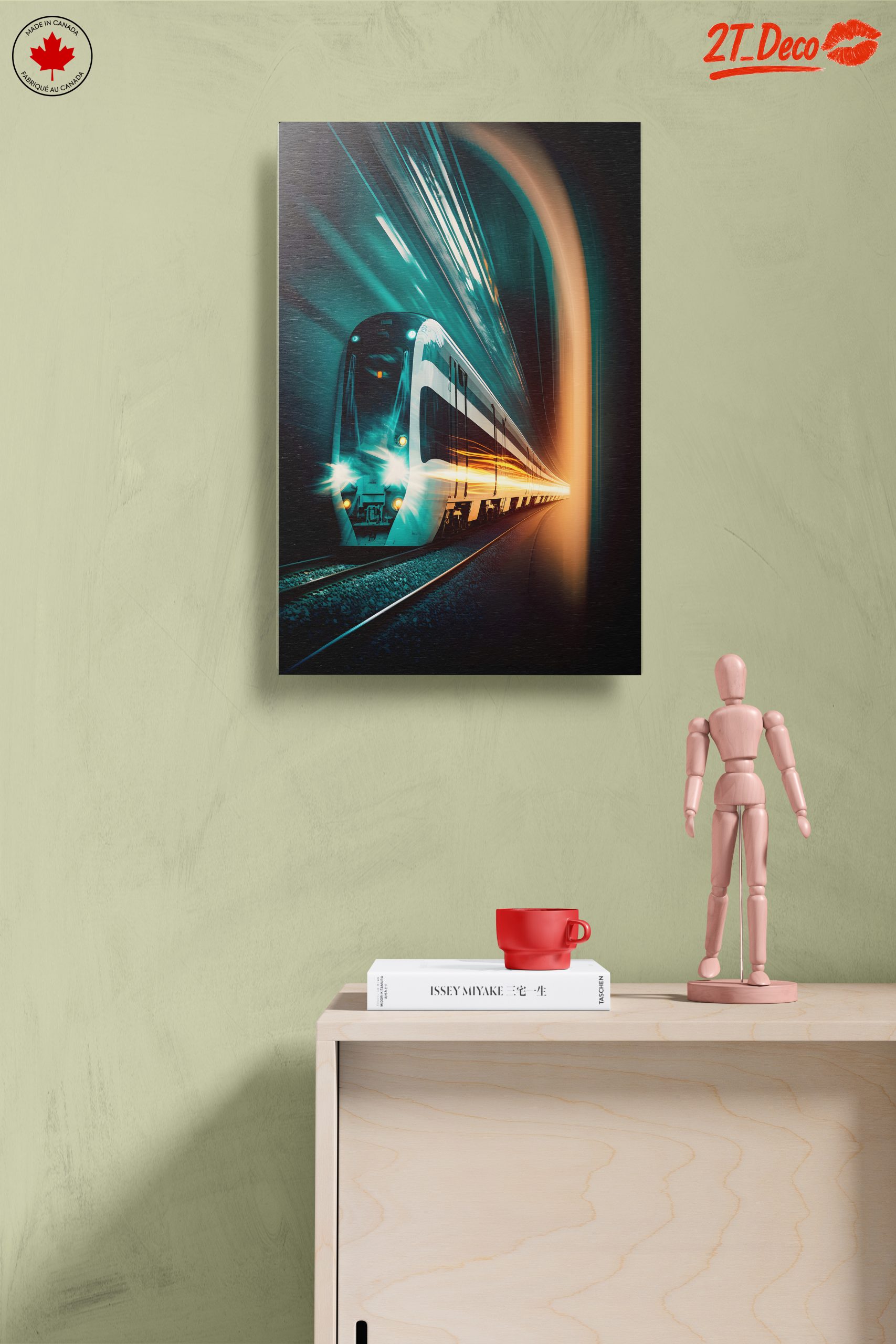 High-Speed Train in Motion Through Tunnel - Image 14