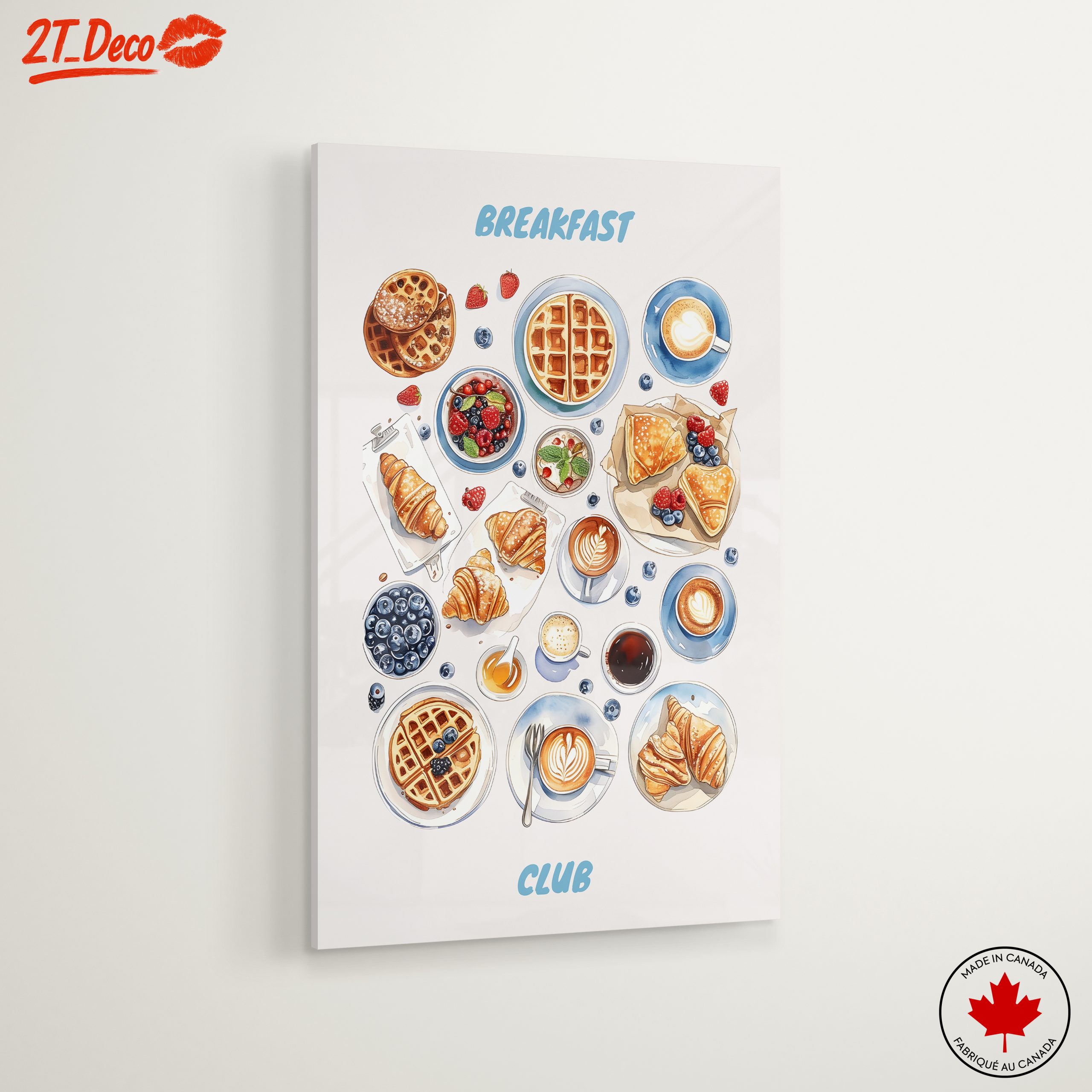 Colorful Abstract Breakfast Food Art - Image 6