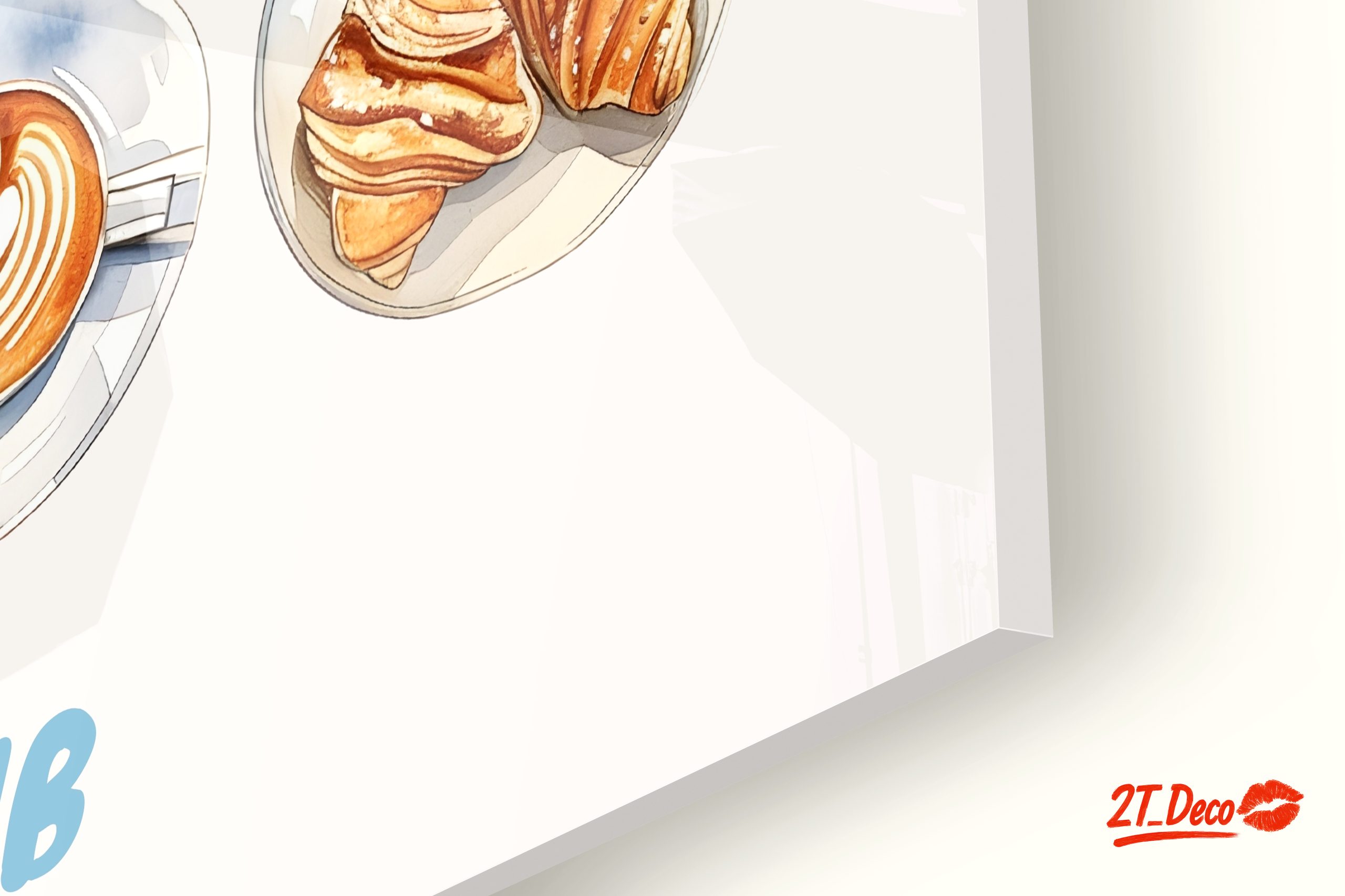 Colorful Abstract Breakfast Food Art - Image 9