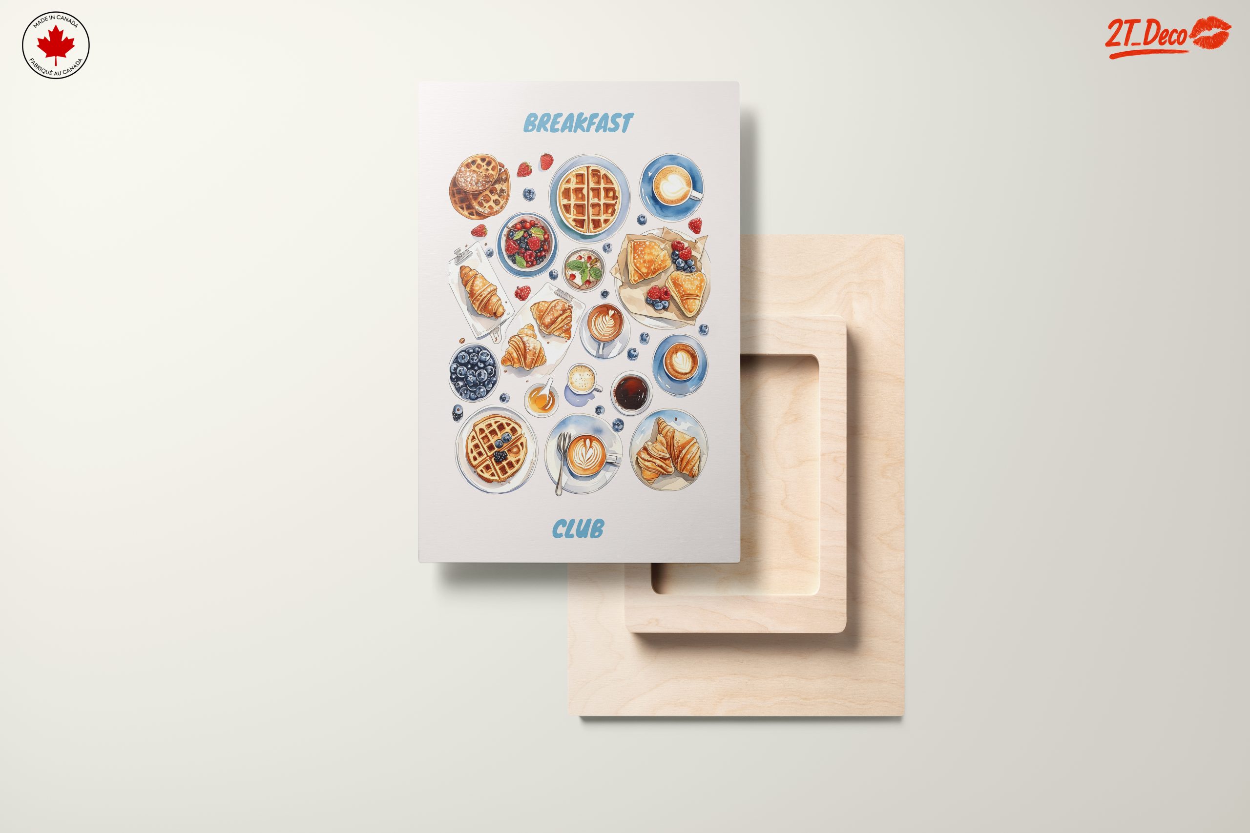 Colorful Abstract Breakfast Food Art - Image 11