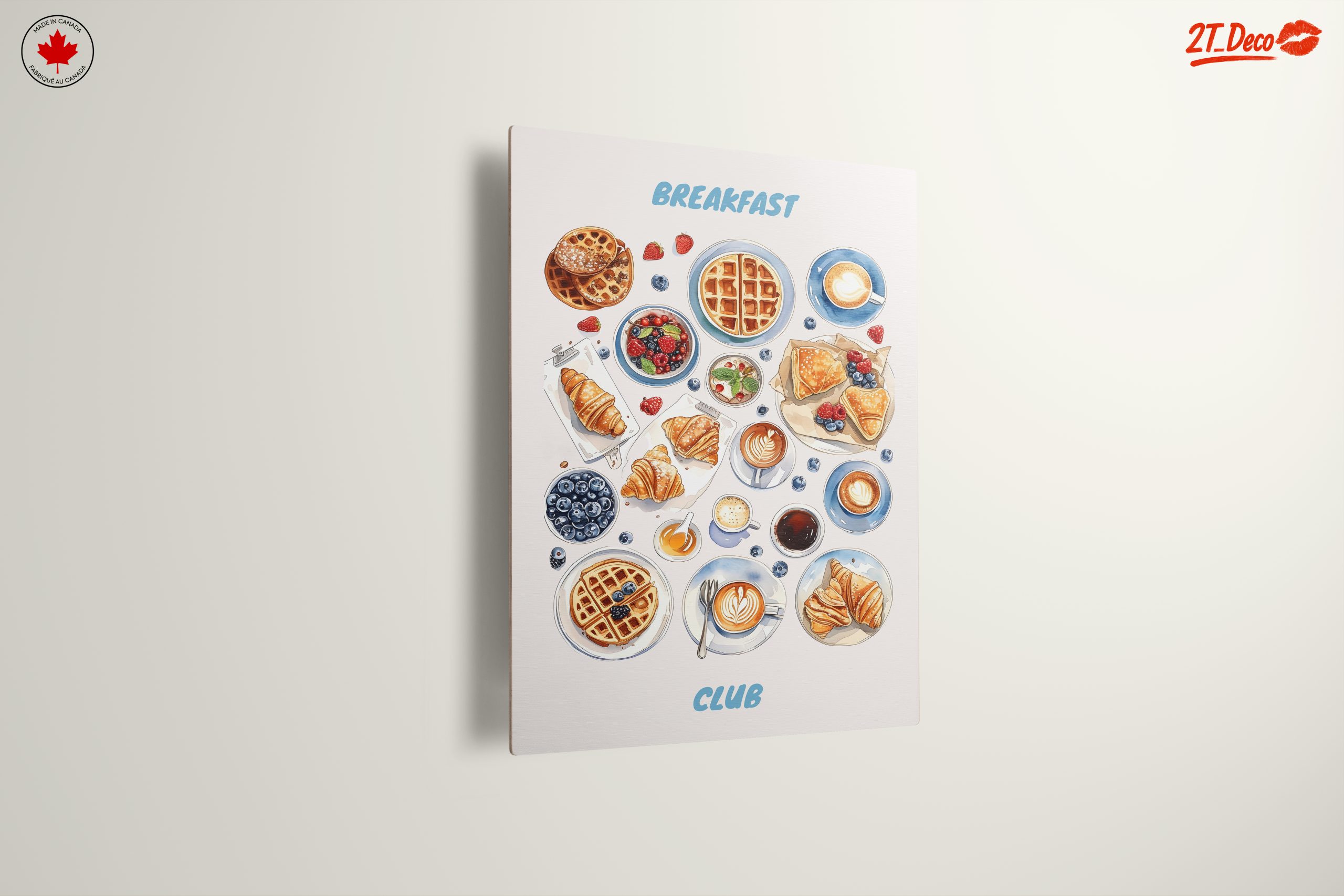 Colorful Abstract Breakfast Food Art - Image 13