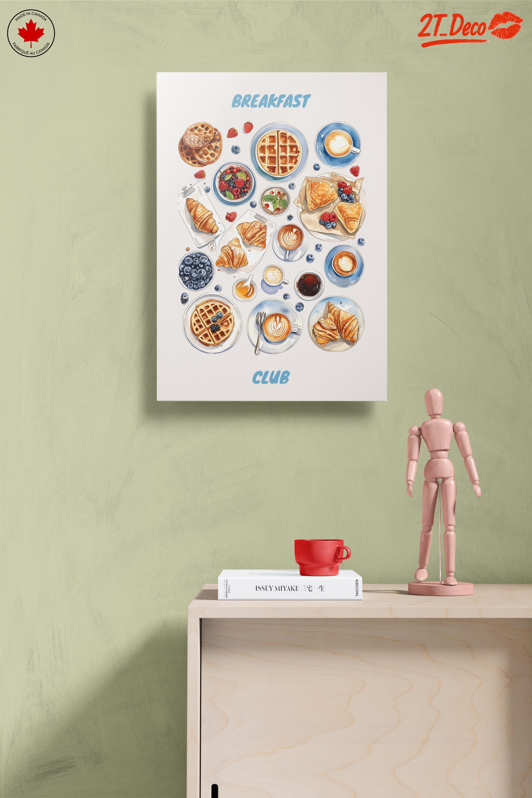 Colorful Abstract Breakfast Food Art - Image 14
