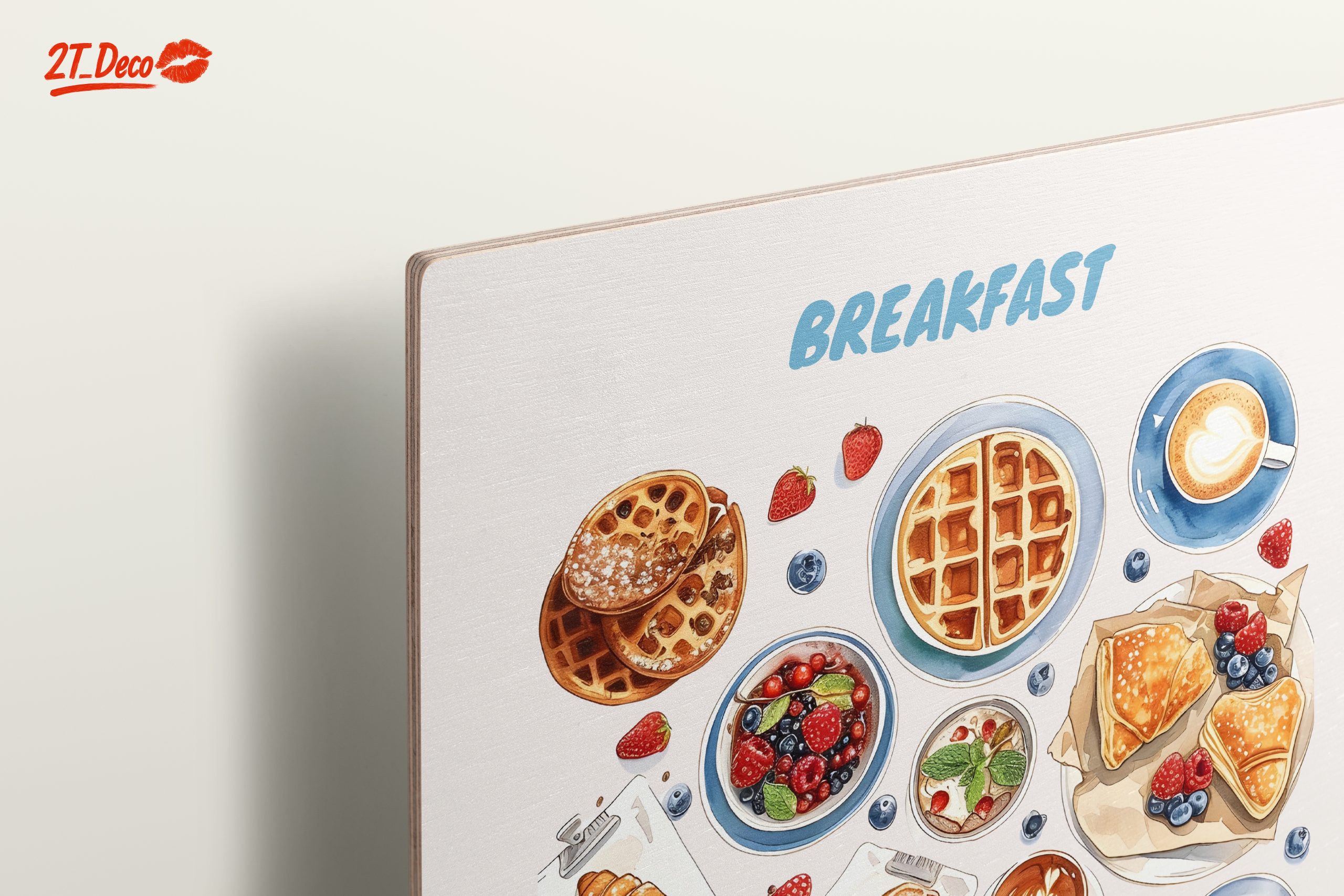 Colorful Abstract Breakfast Food Art - Image 15