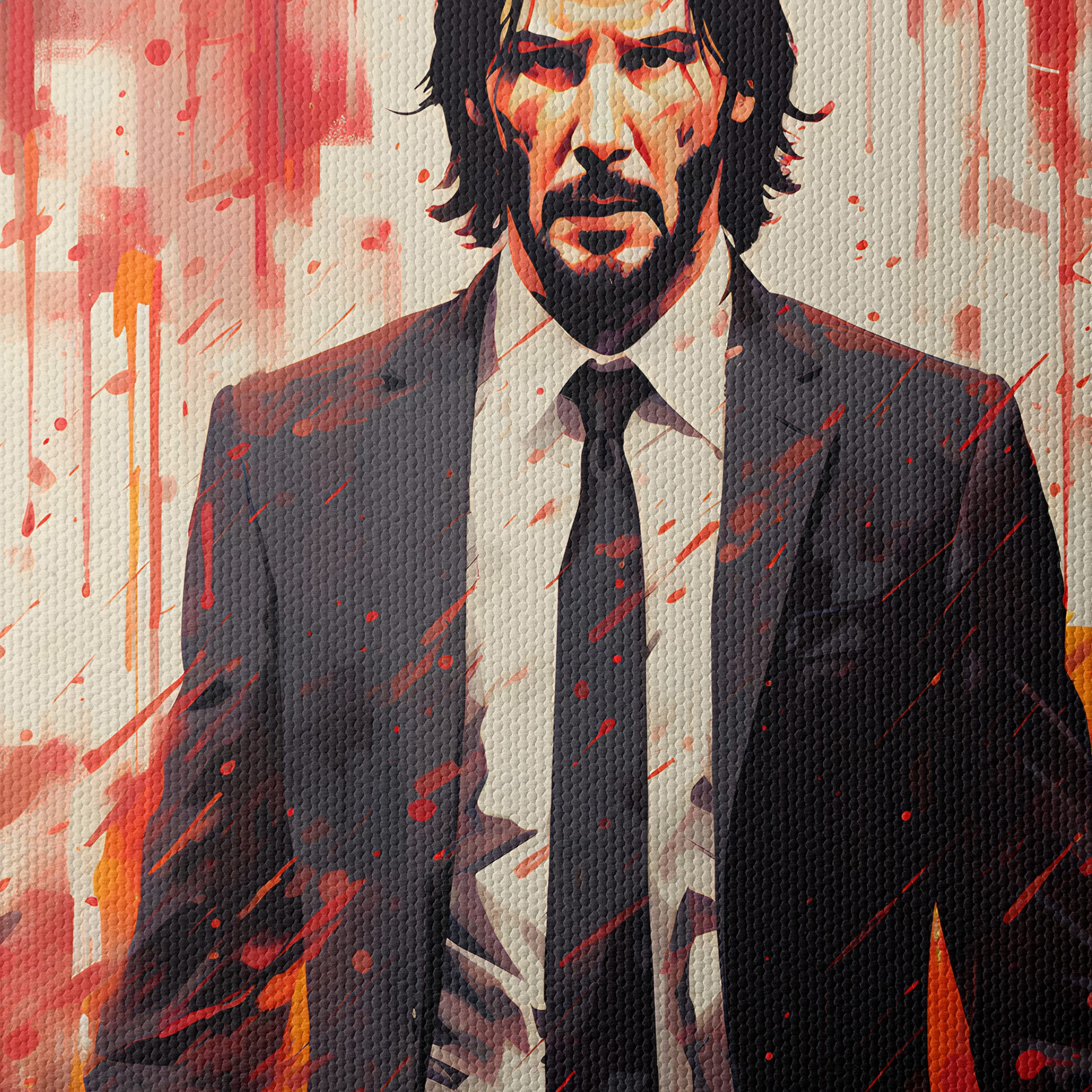 Intense Action Character Wall Art - Image 4