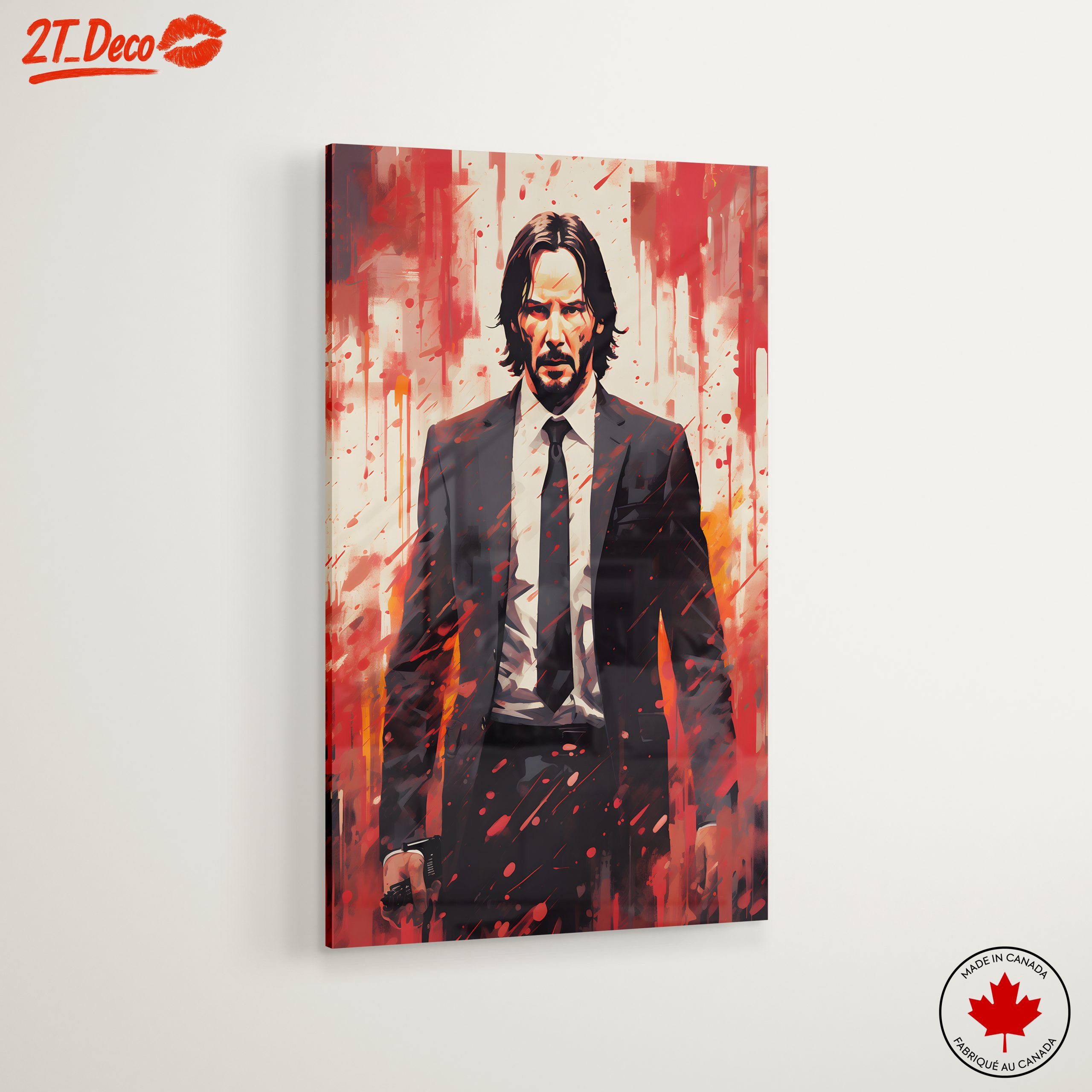 Intense Action Character Wall Art - Image 6
