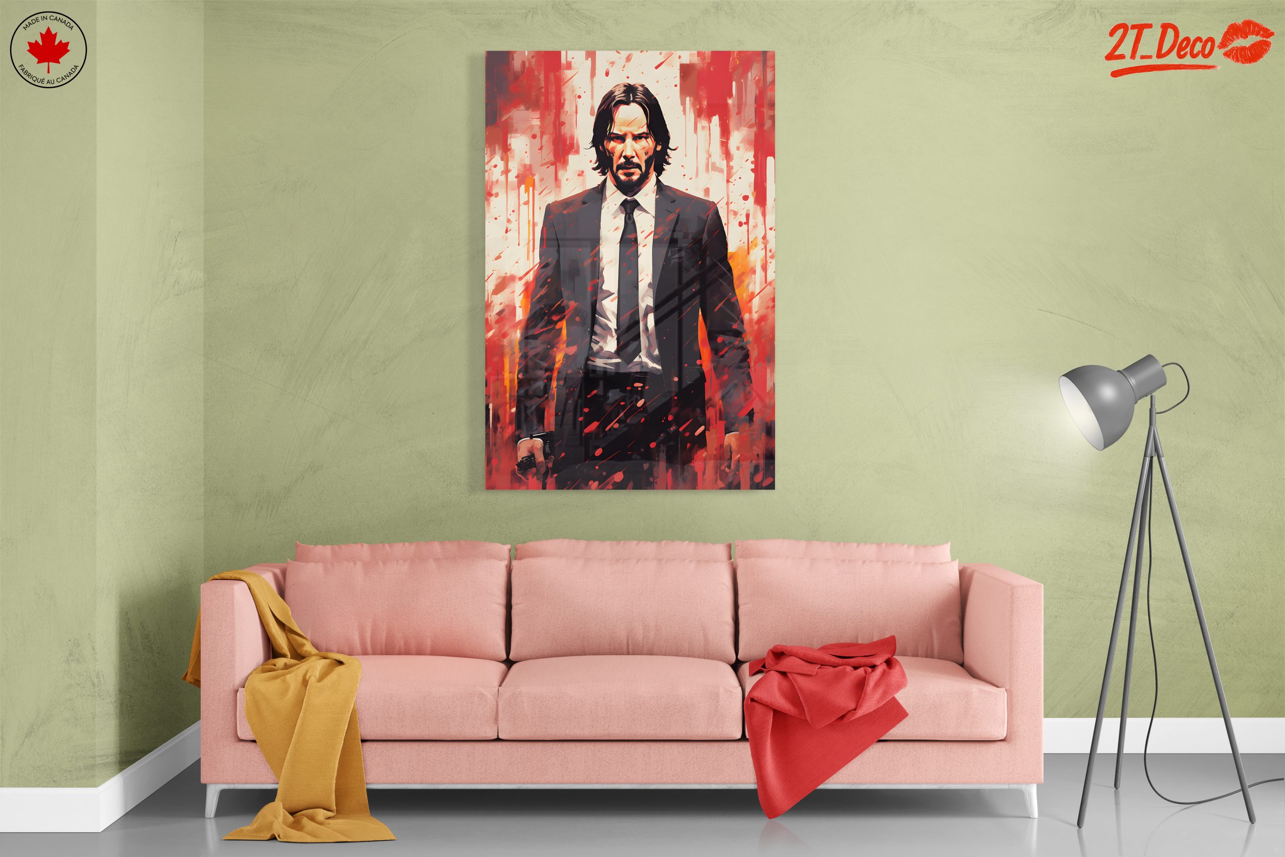 Intense Action Character Wall Art - Image 7
