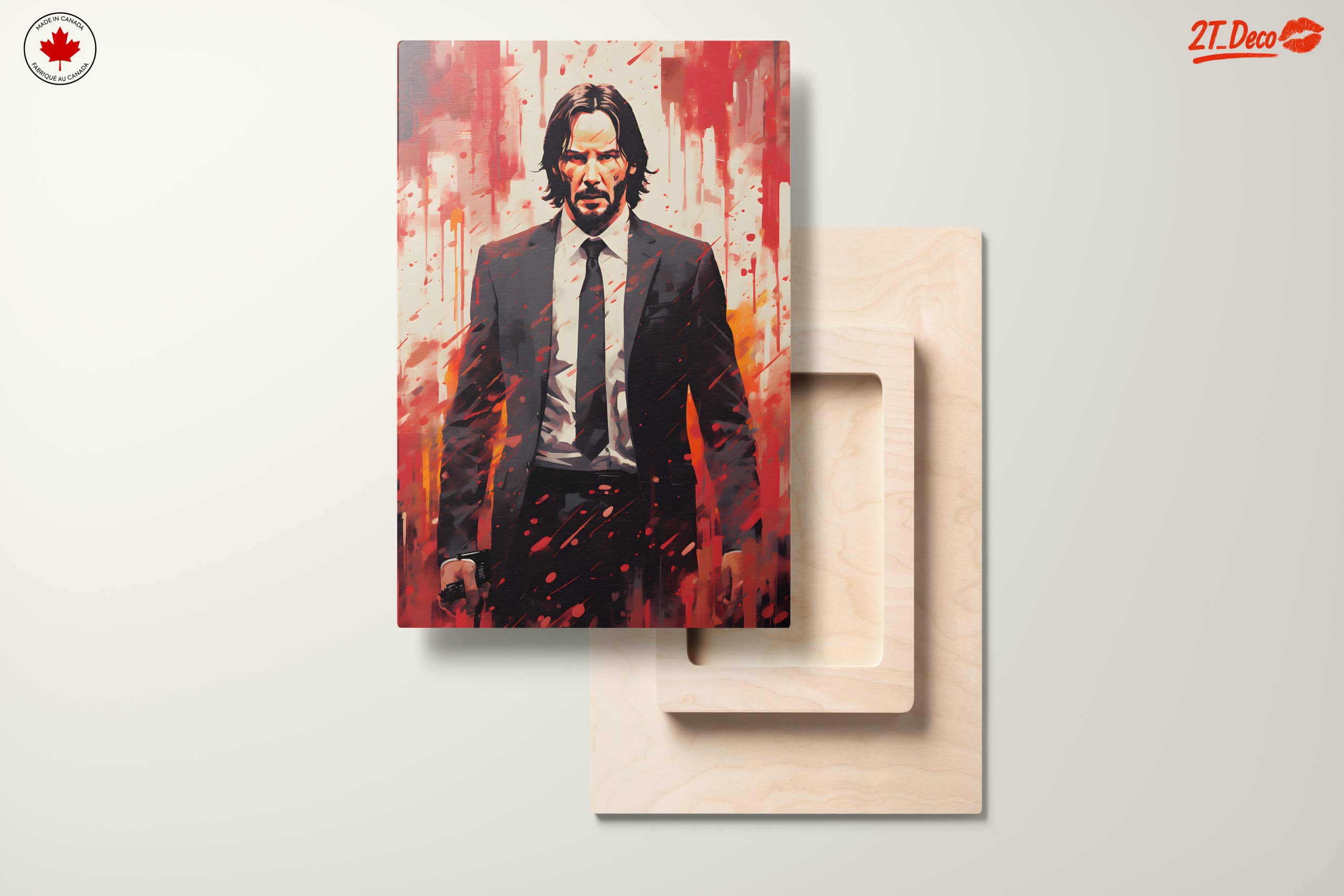 Intense Action Character Wall Art - Image 11