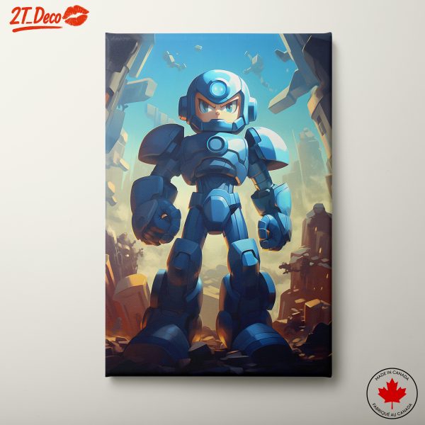 Dynamic Animated Character in Futuristic Landscape