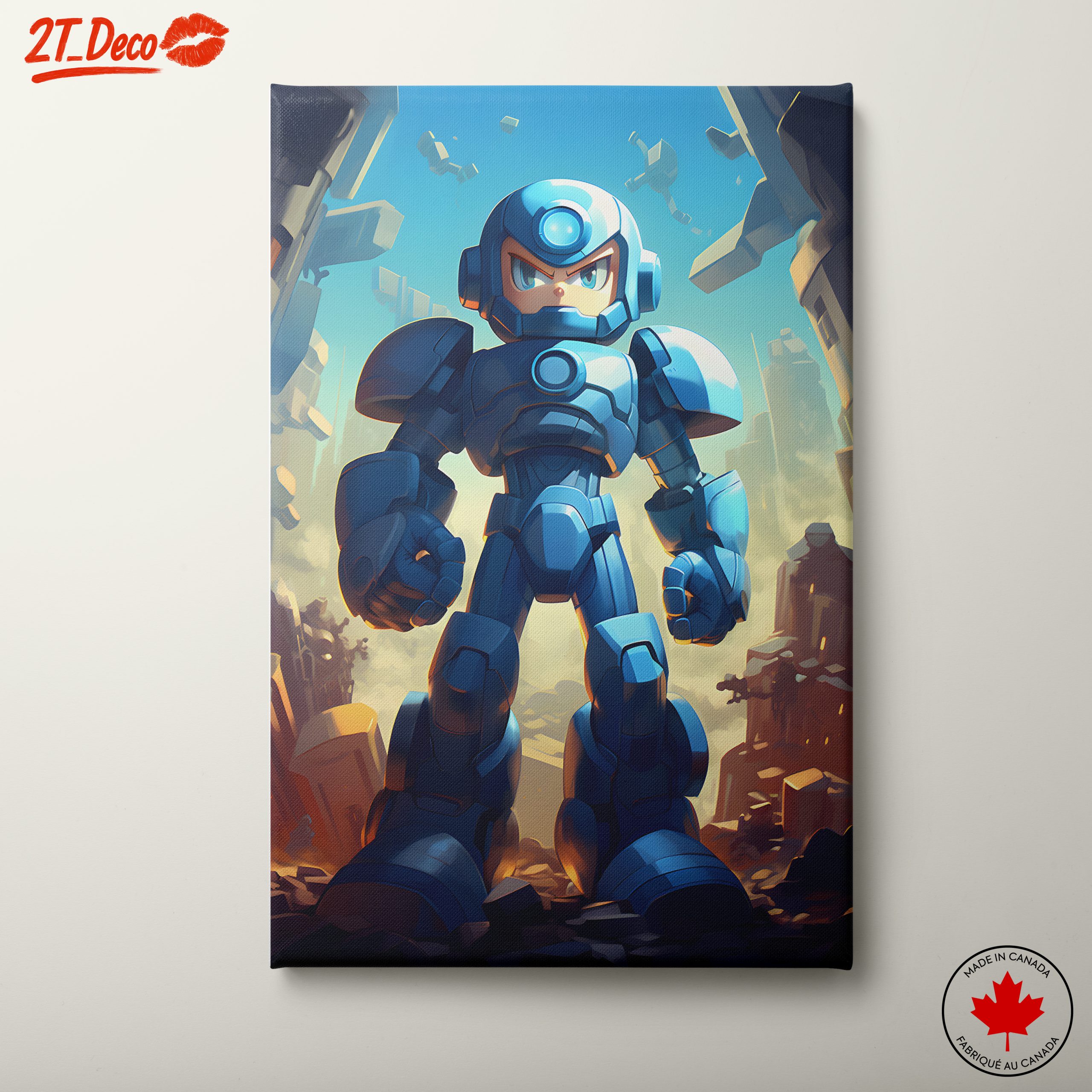 Dynamic Animated Character in Futuristic Landscape
