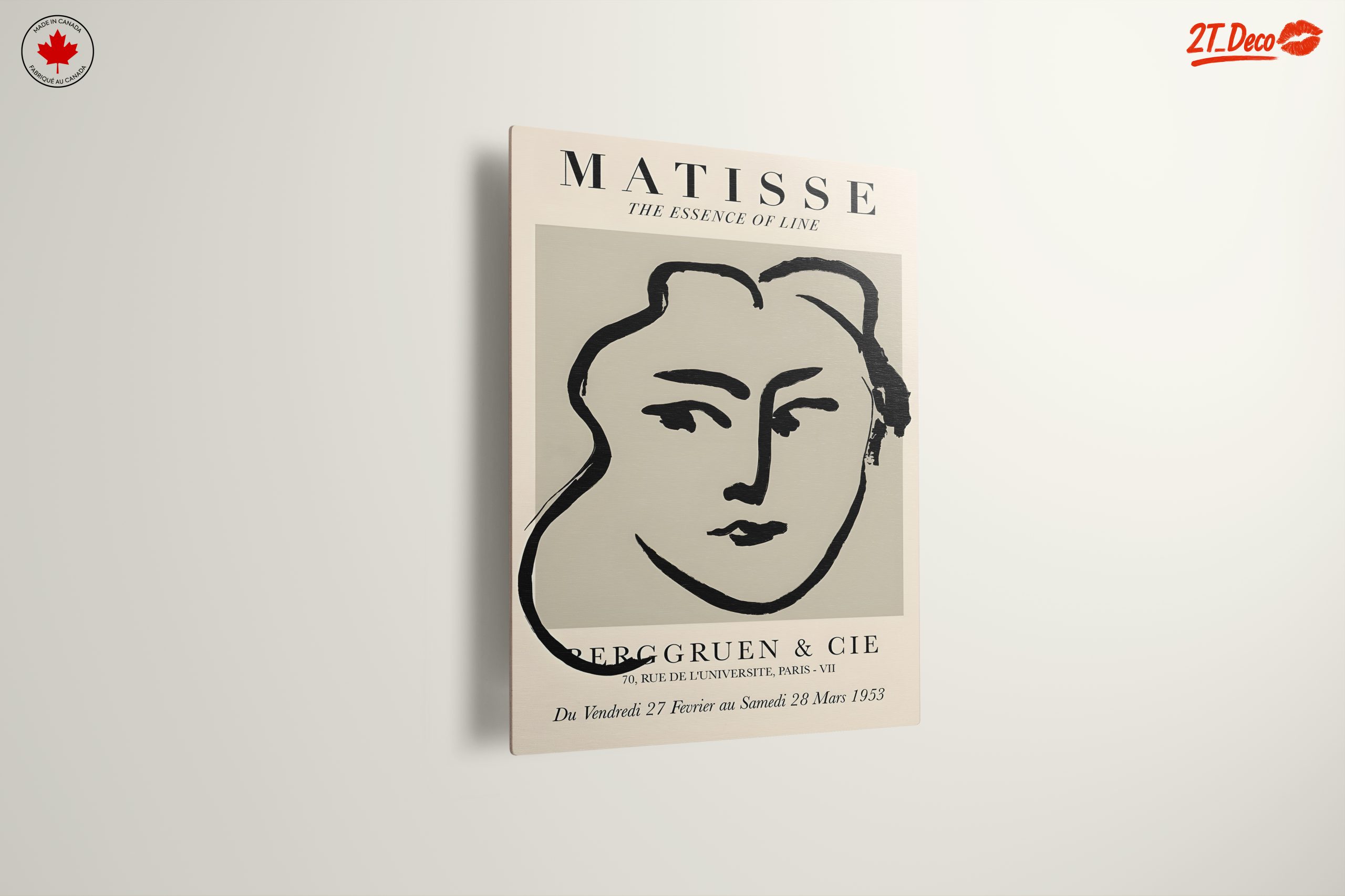 Modern Portrait Inspired by Matisse's Line Art - Image 13