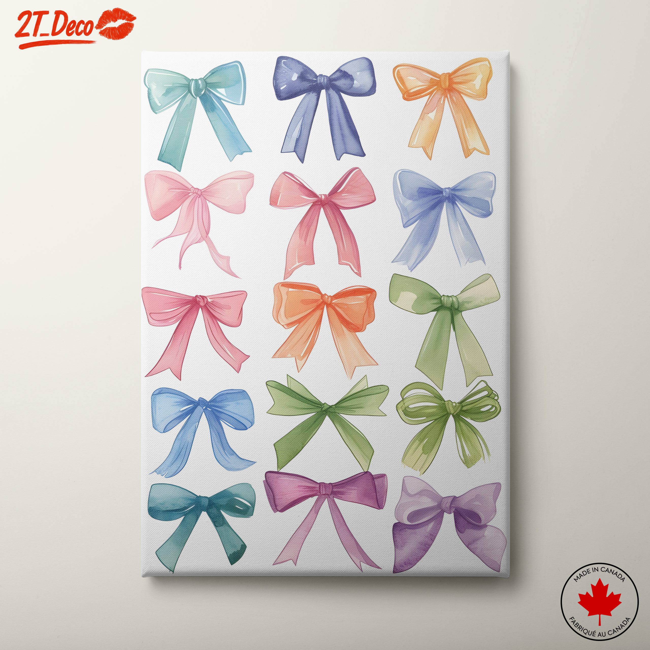 Colorful Decorative Ribbon Art for Home
