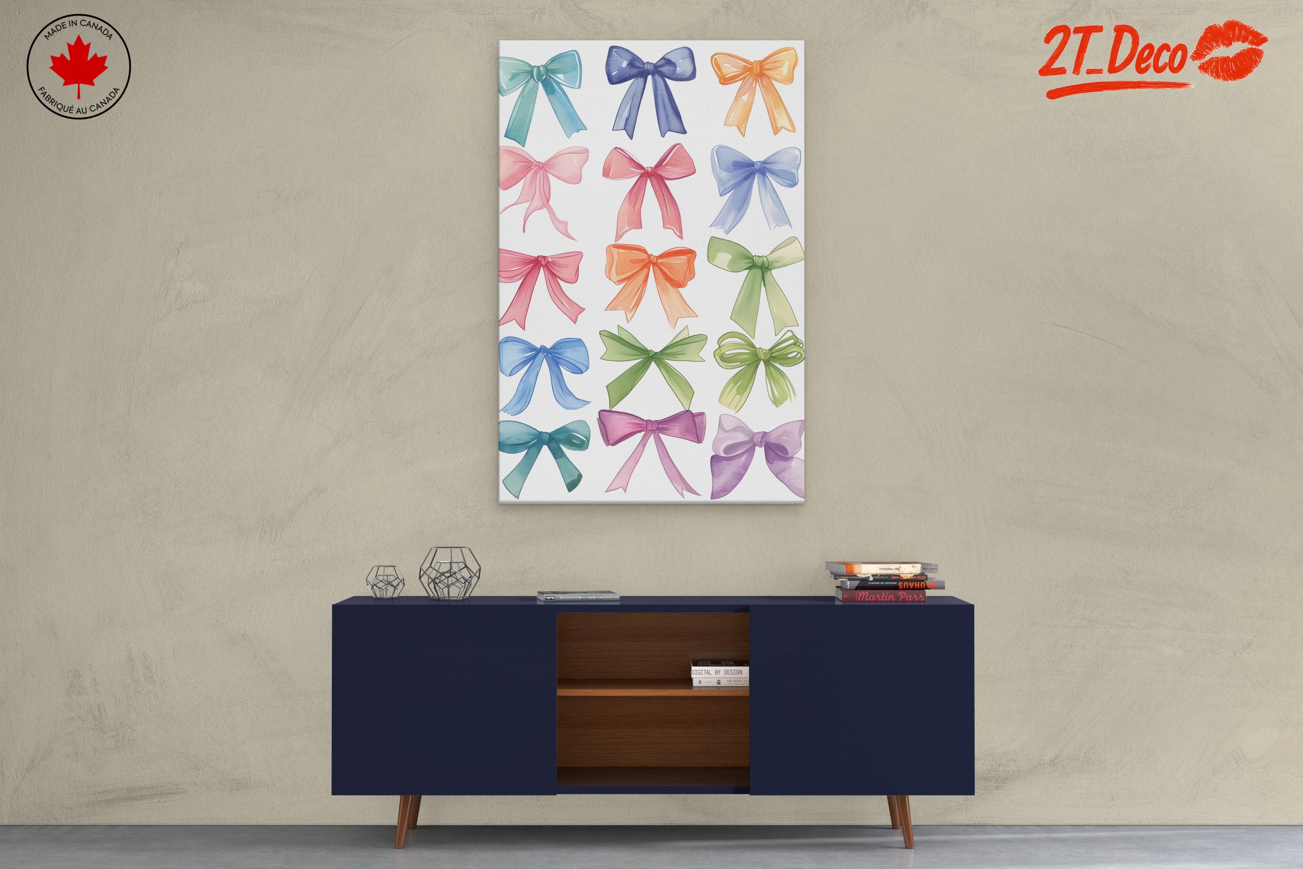 Colorful Decorative Ribbon Art for Home - Image 3