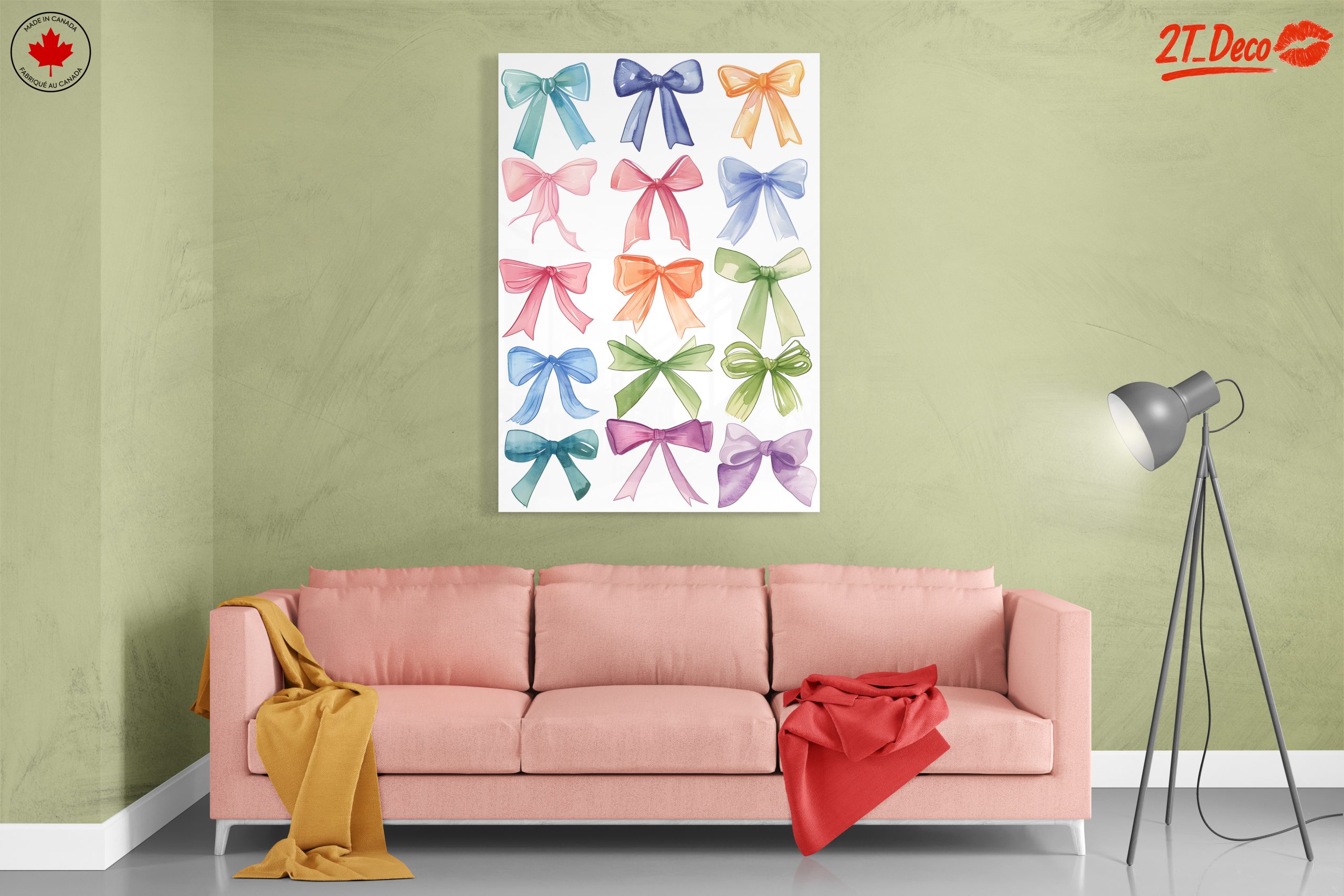 Colorful Decorative Ribbon Art for Home - Image 7