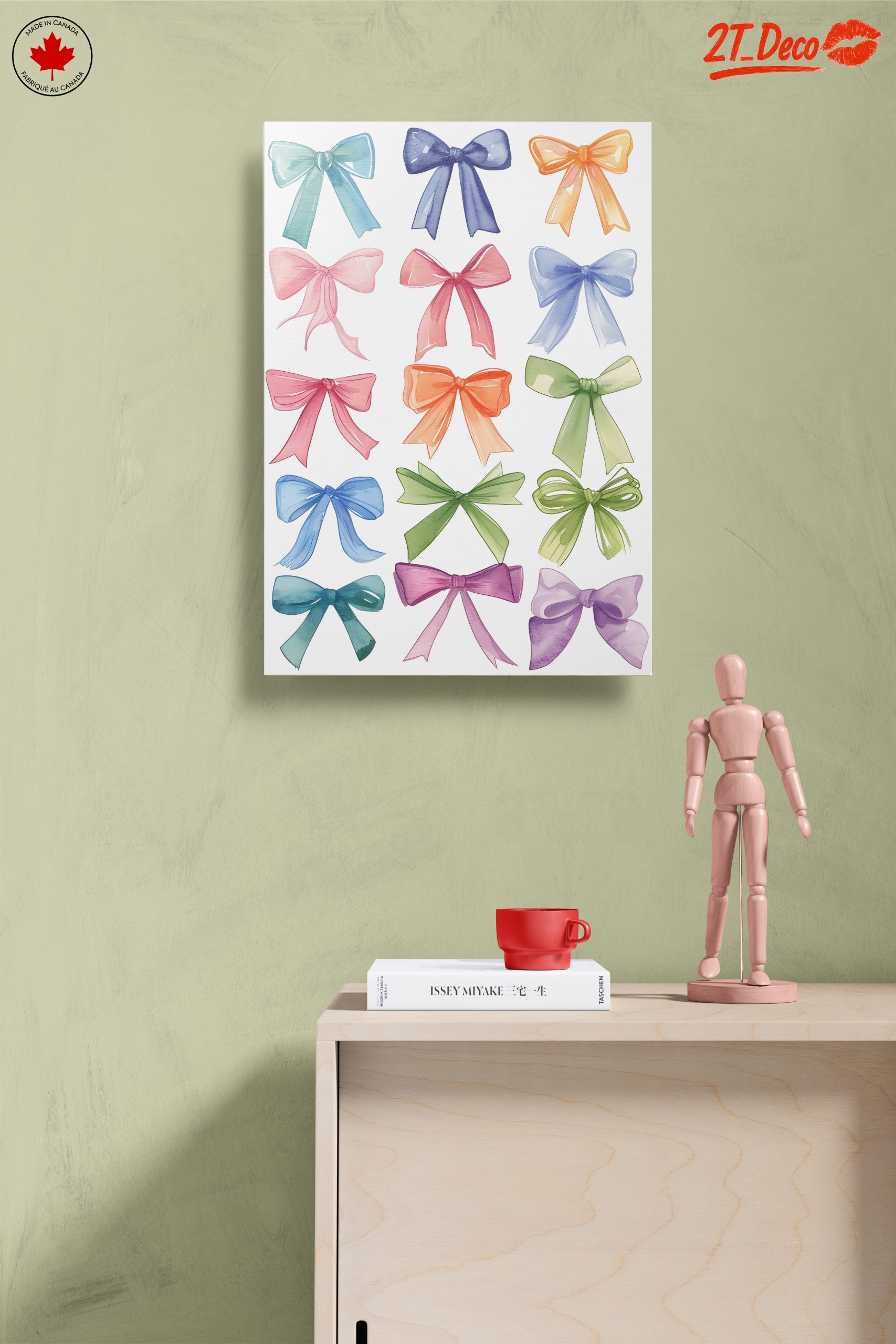 Colorful Decorative Ribbon Art for Home - Image 14