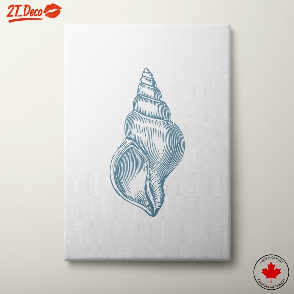 Stylized Shell Art for Marine Decor