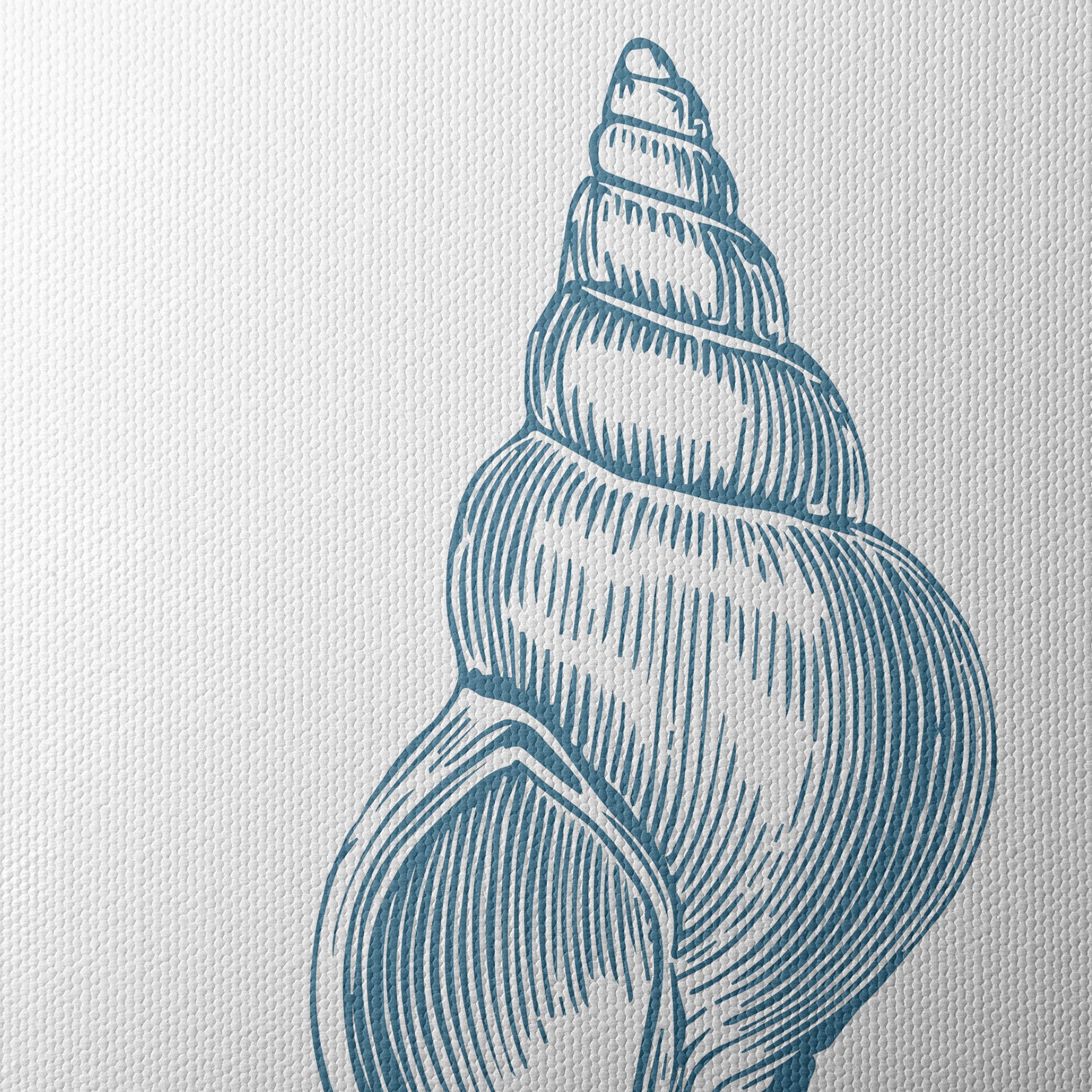 Stylized Shell Art for Marine Decor - Image 4
