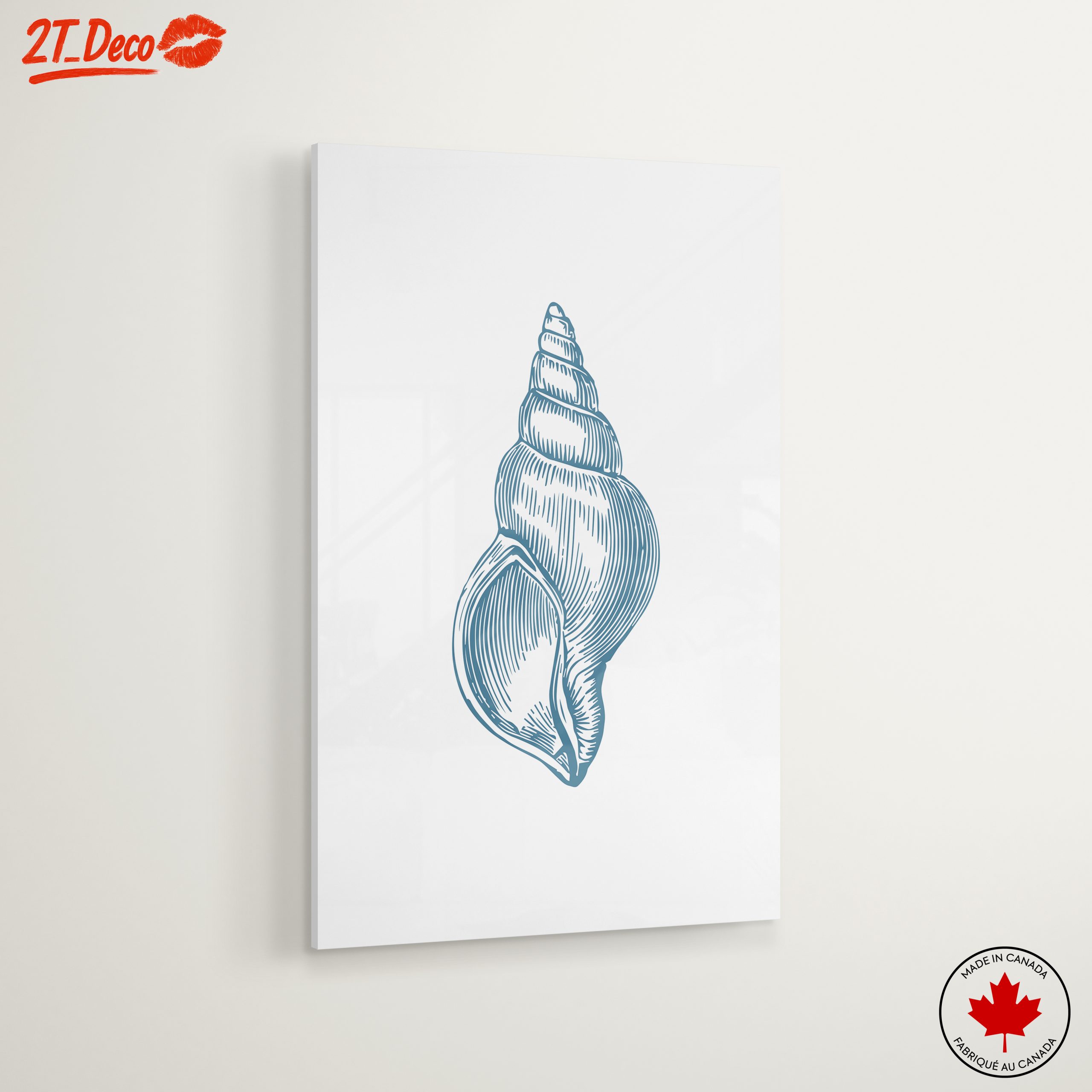 Stylized Shell Art for Marine Decor - Image 6