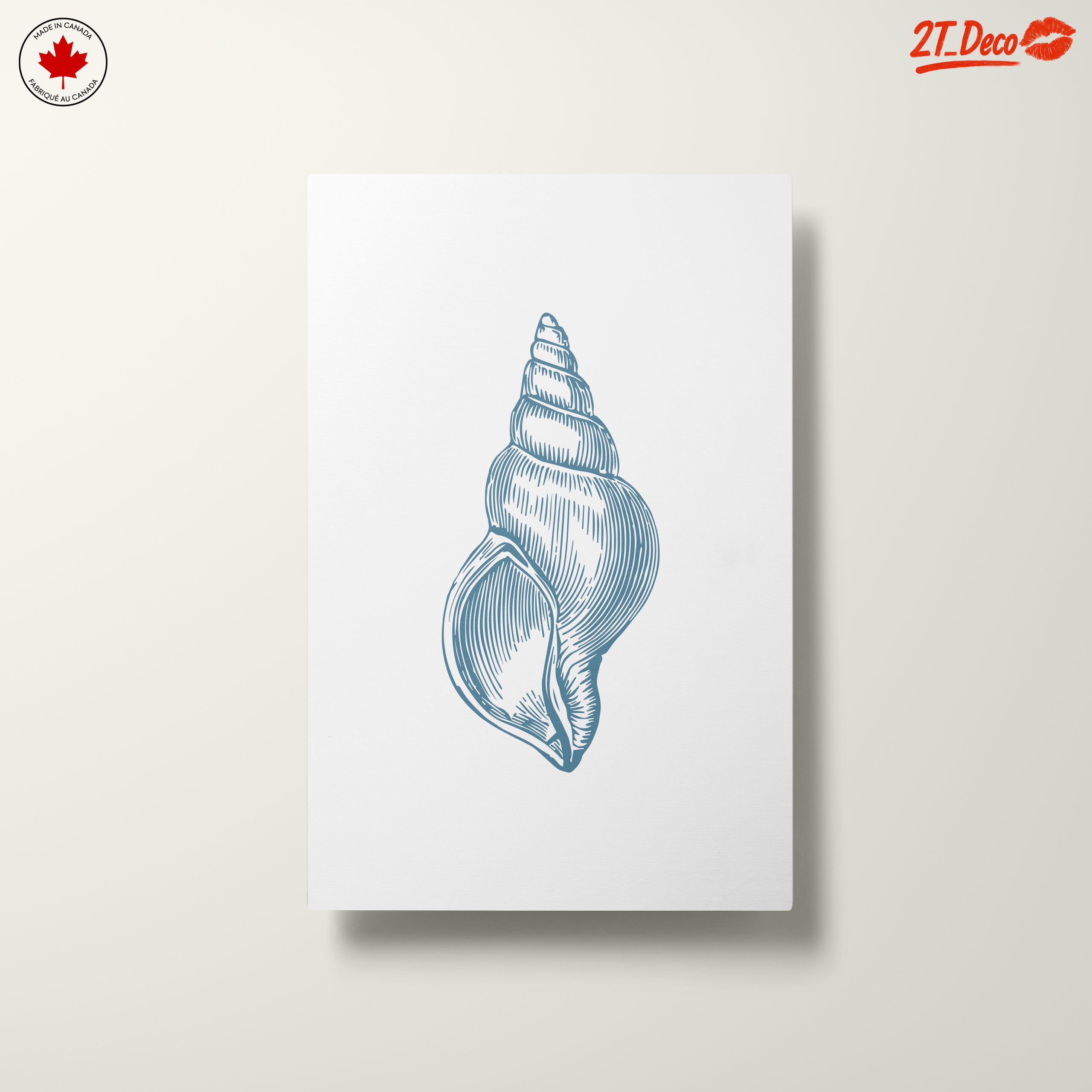 Stylized Shell Art for Marine Decor - Image 10