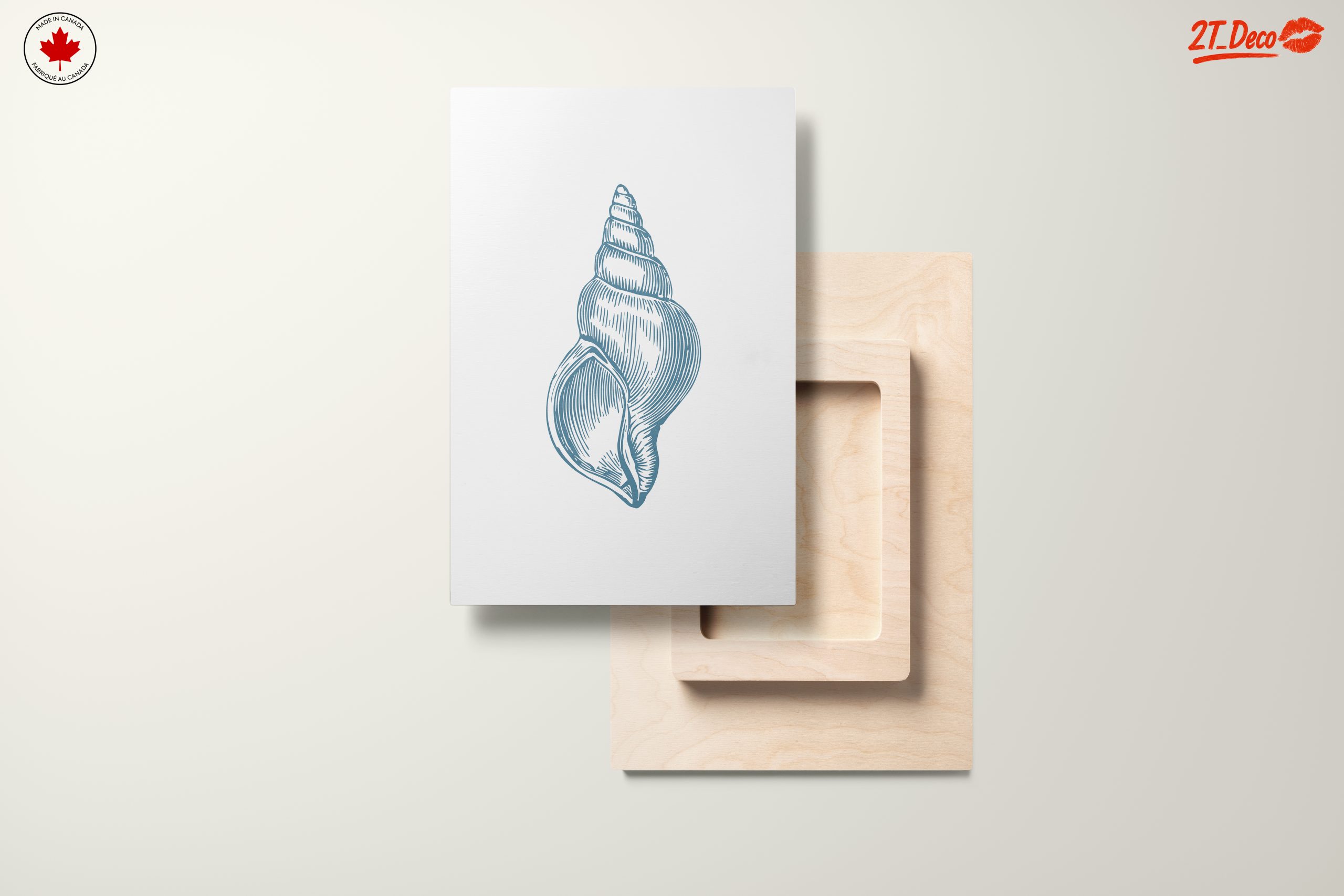 Stylized Shell Art for Marine Decor - Image 11