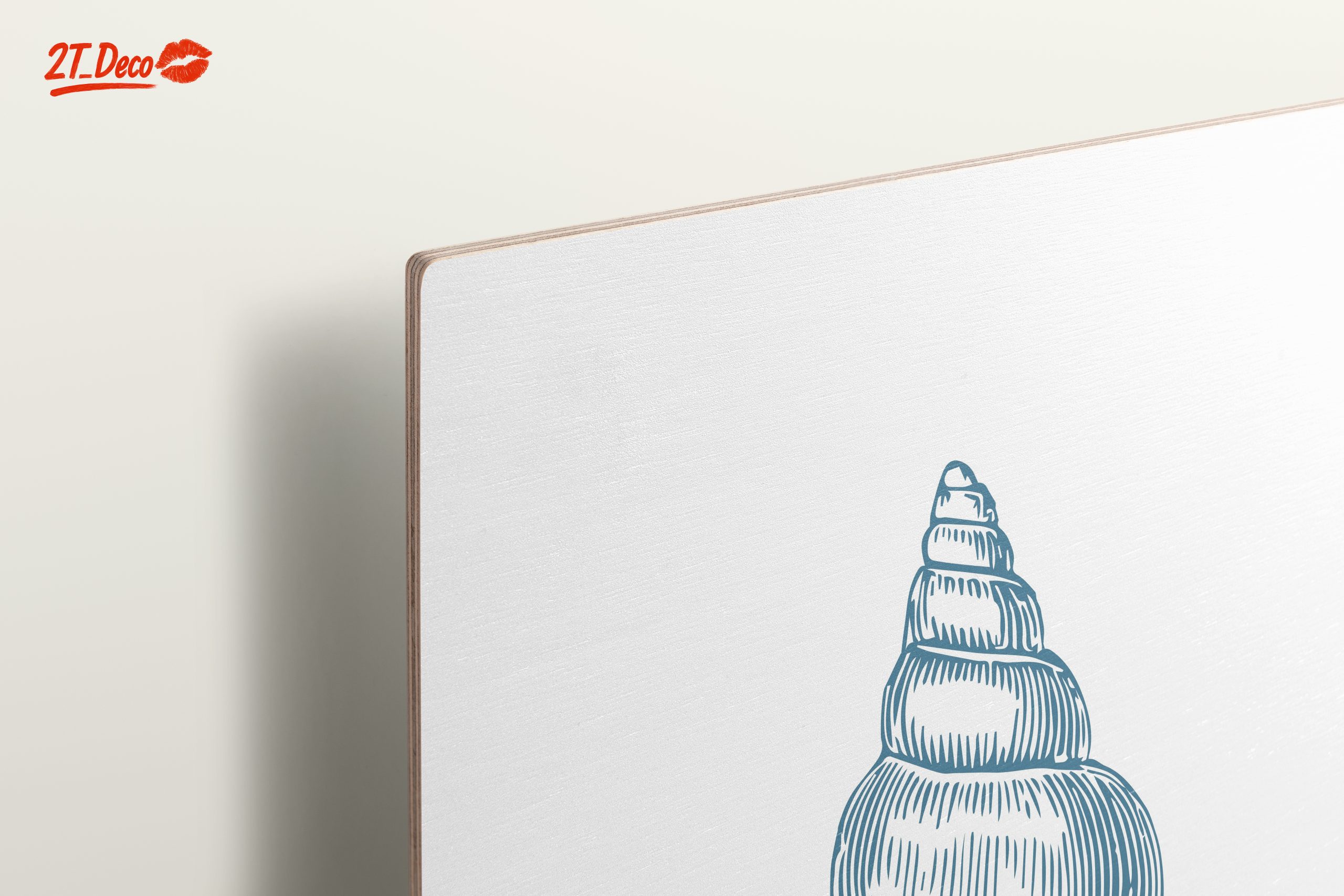 Stylized Shell Art for Marine Decor - Image 15