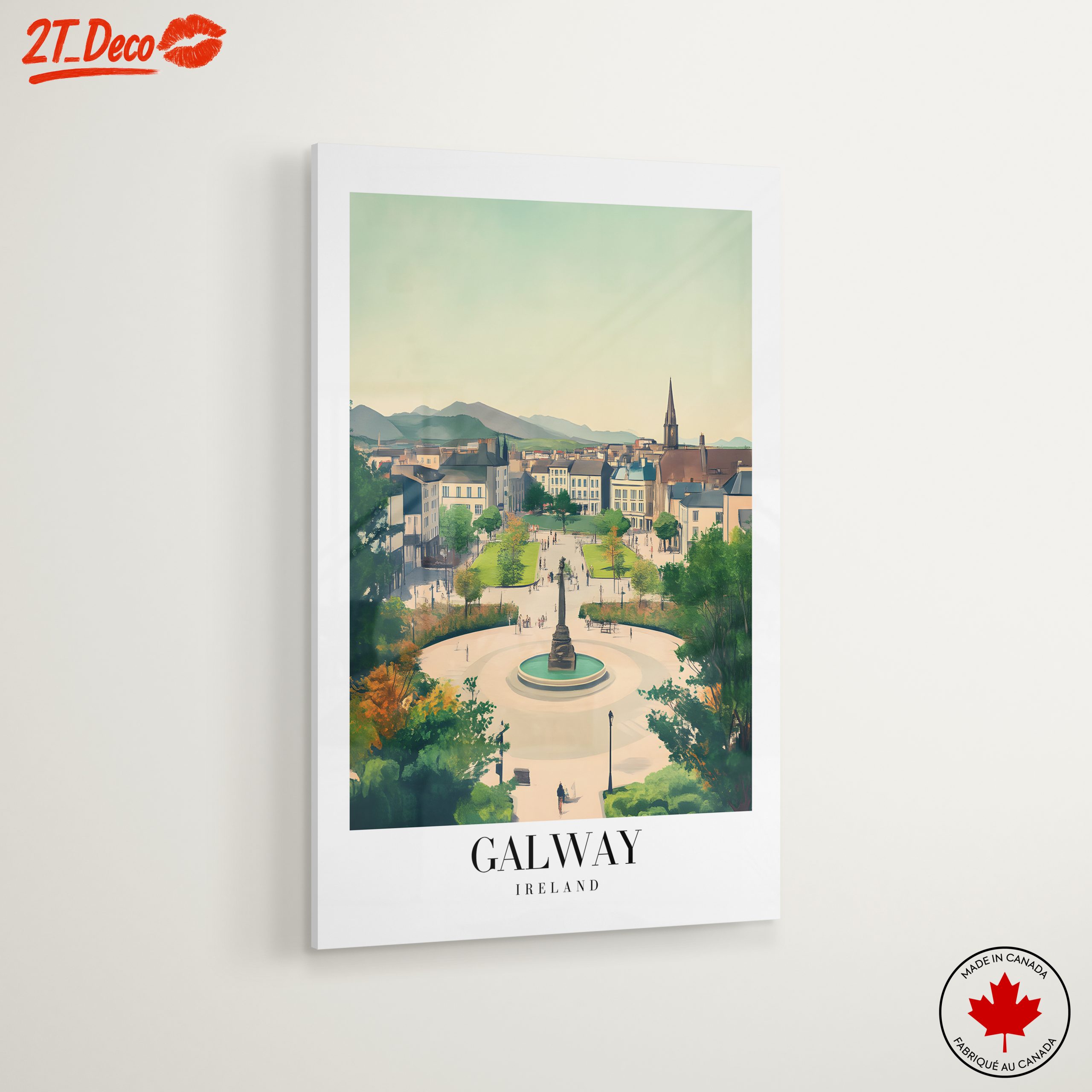 Stylized Illustration of Galway, Ireland - Image 6