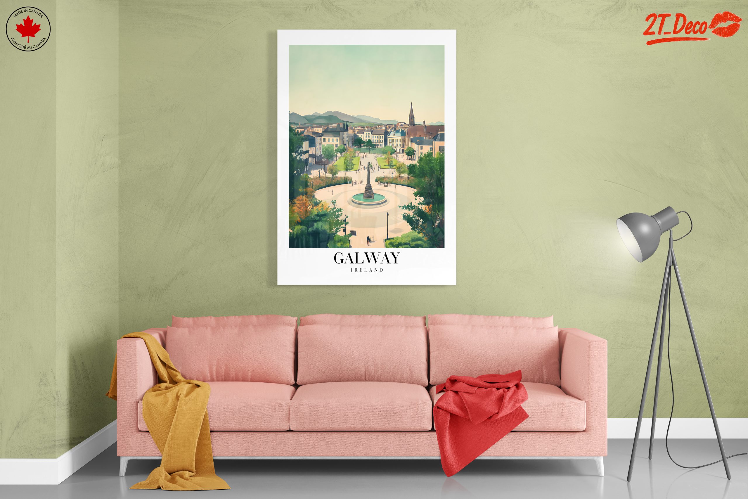 Stylized Illustration of Galway, Ireland - Image 7