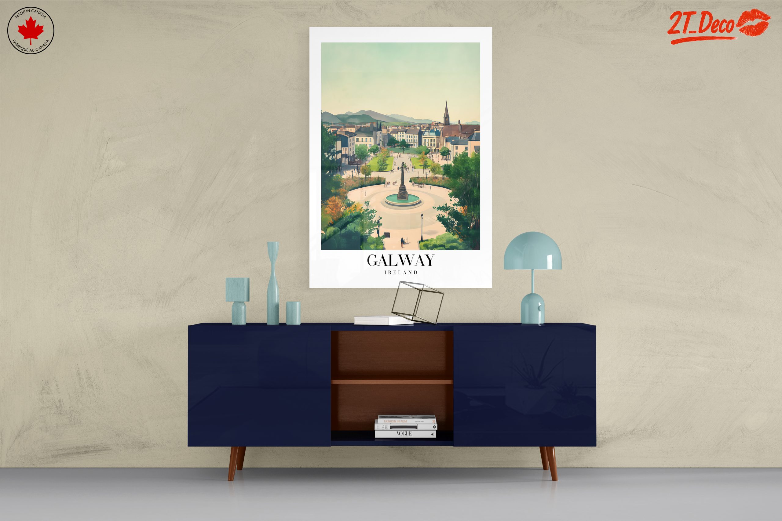 Stylized Illustration of Galway, Ireland - Image 8