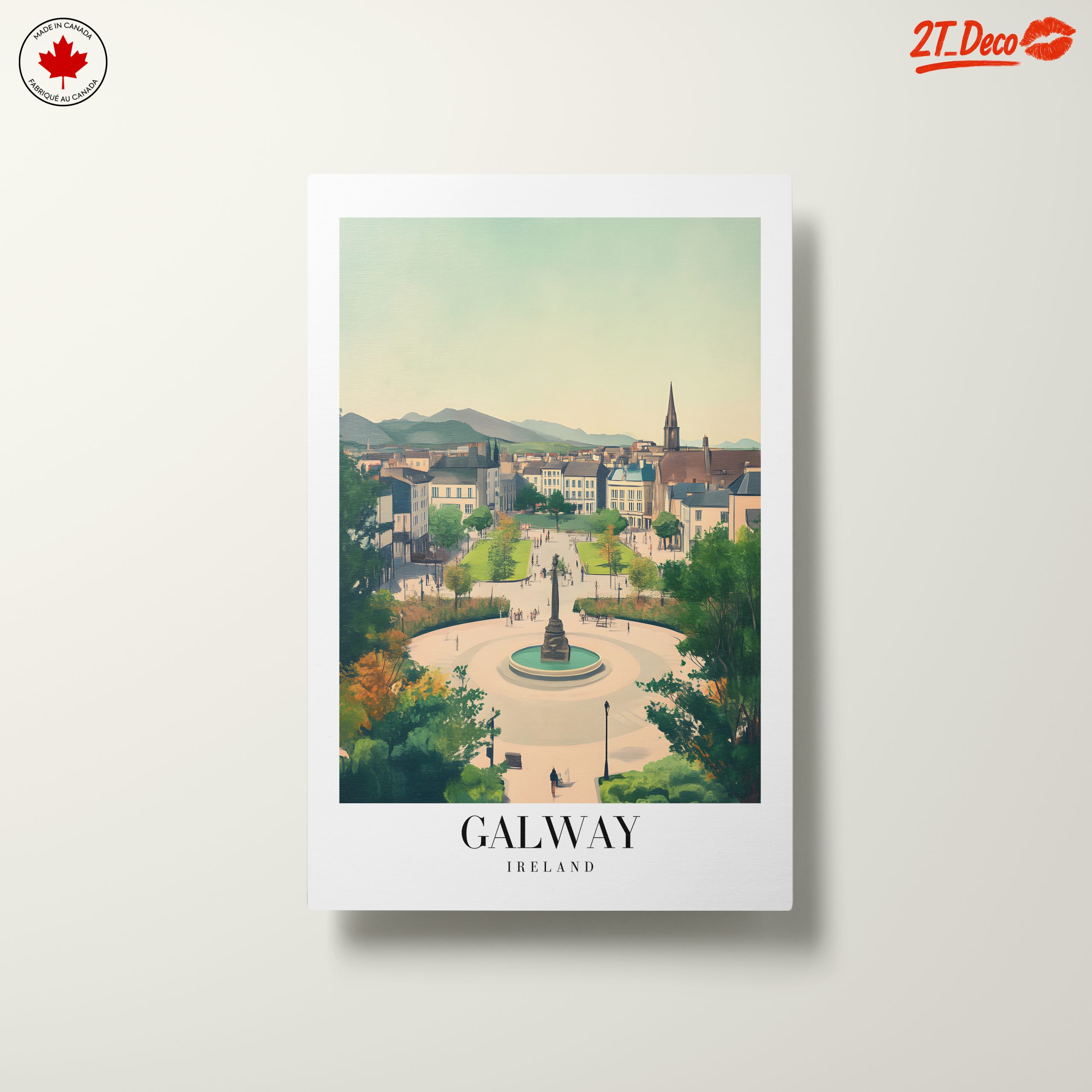 Stylized Illustration of Galway, Ireland - Image 10