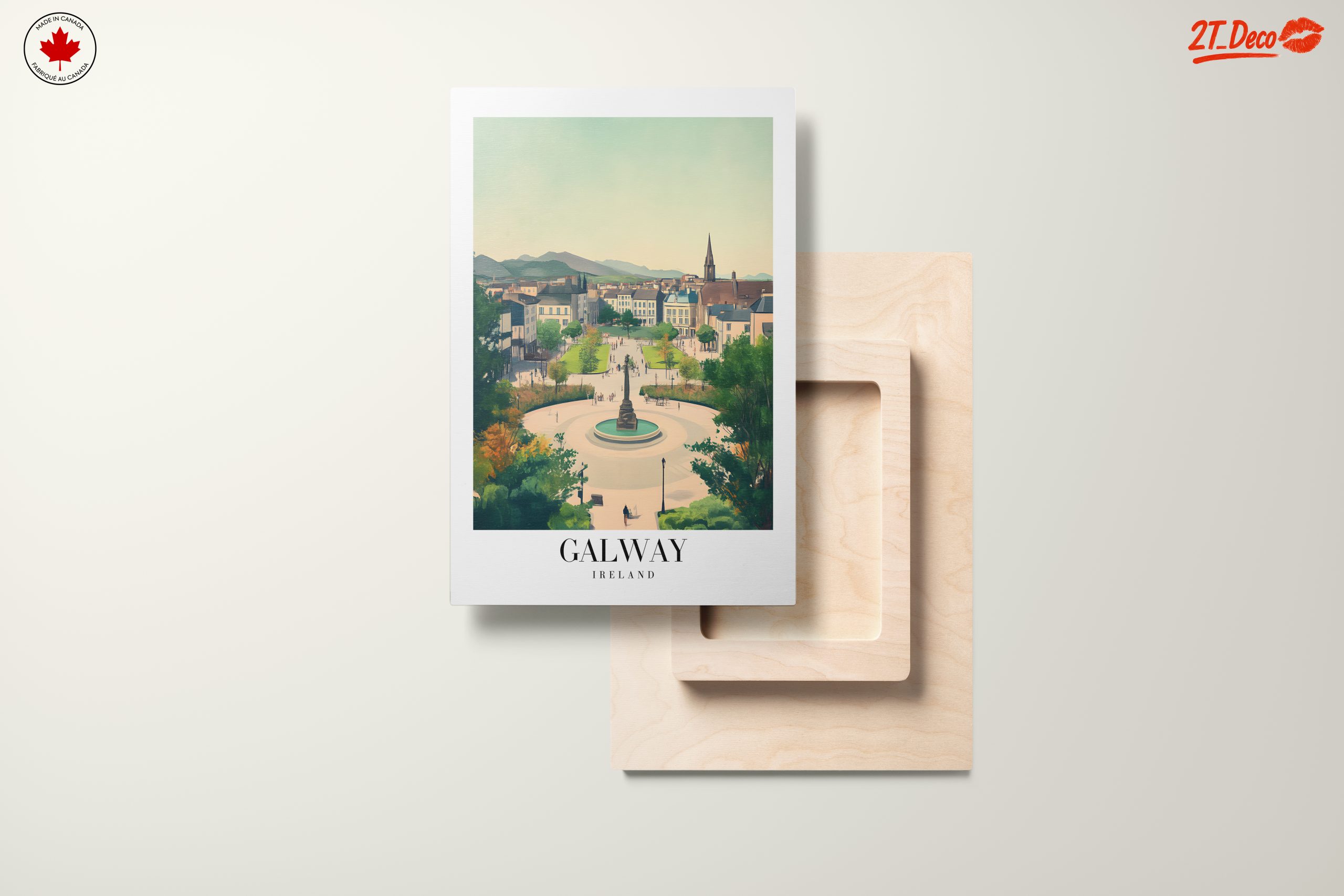 Stylized Illustration of Galway, Ireland - Image 11