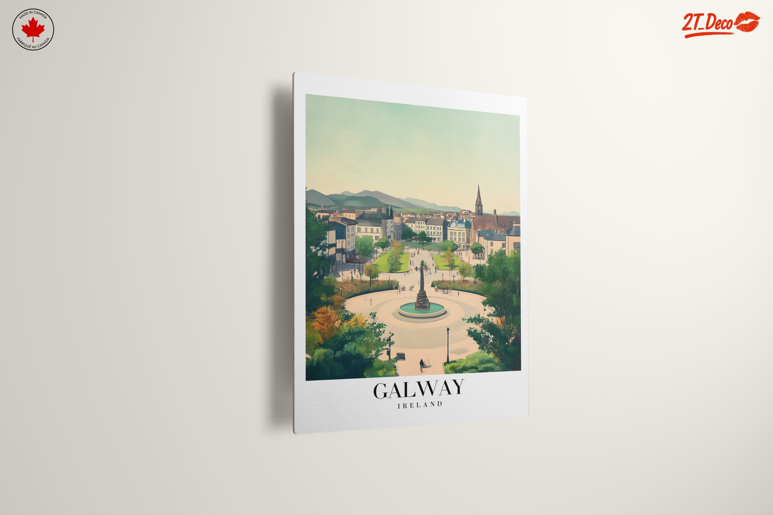 Stylized Illustration of Galway, Ireland - Image 13