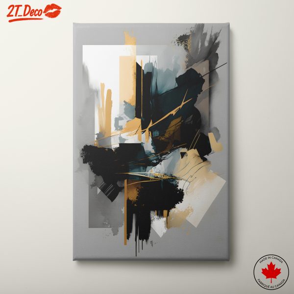 Dynamic Abstract Composition with Bold Colors