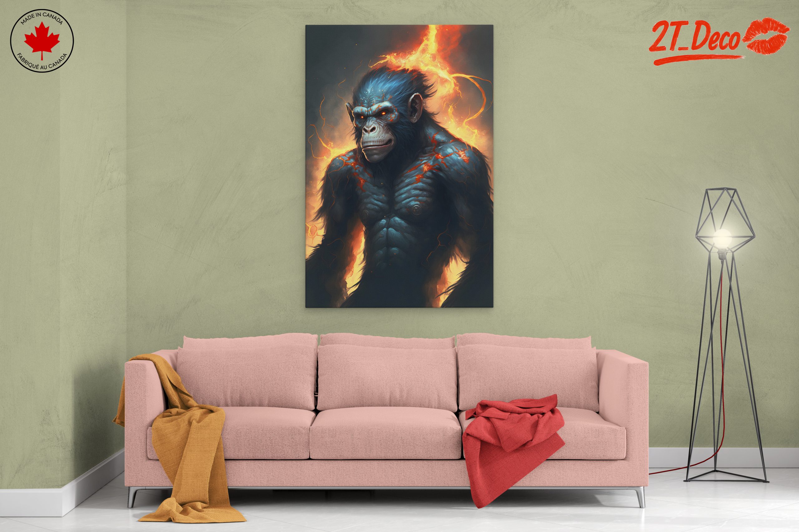Fantasy Creature with Fiery Aura - Image 2