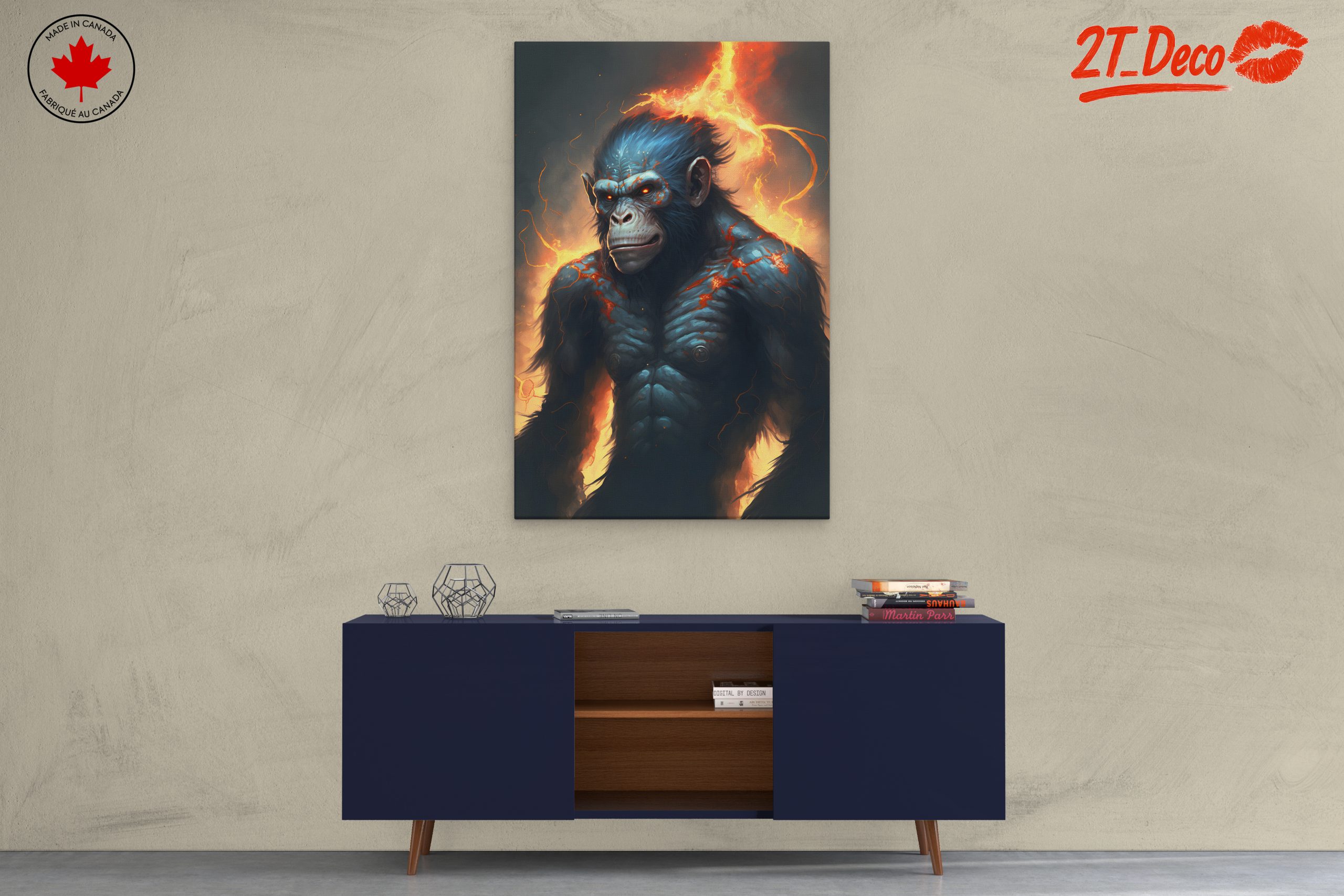 Fantasy Creature with Fiery Aura - Image 3