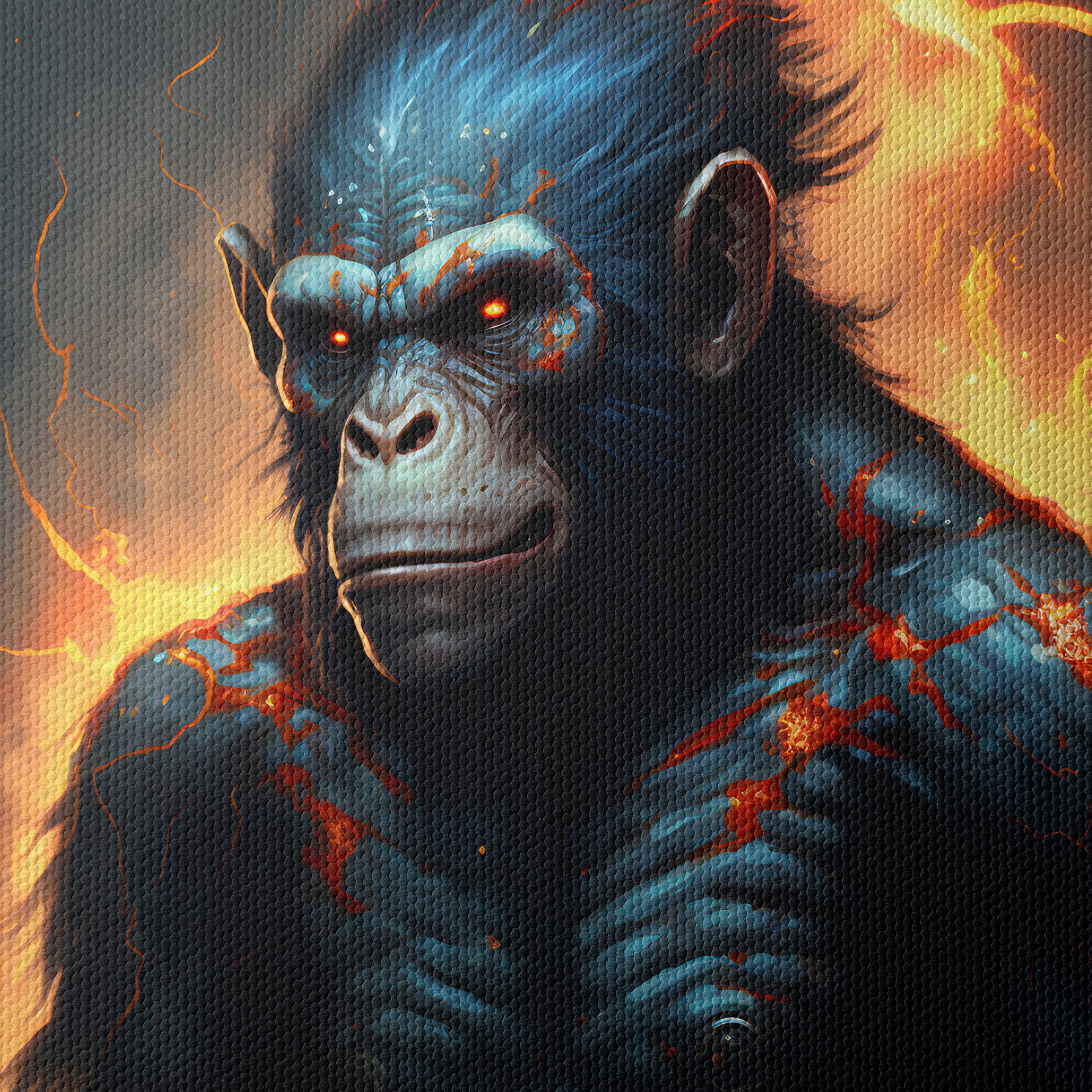 Fantasy Creature with Fiery Aura - Image 4