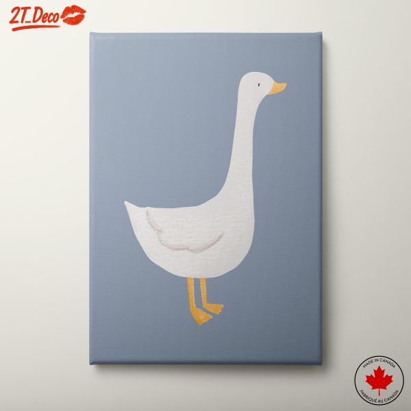 Whimsical Goose Illustration Art