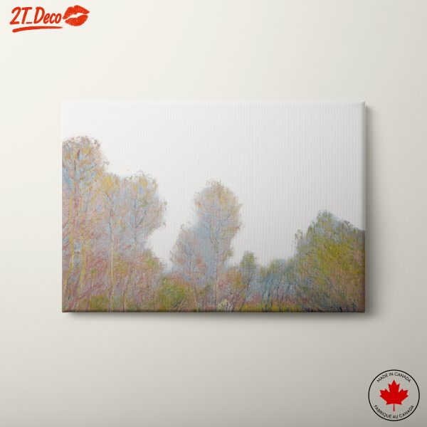 Dreamy Abstract Landscape with Trees