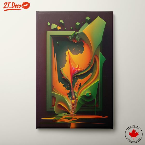 Vibrant Dynamic Abstract Artwork 2