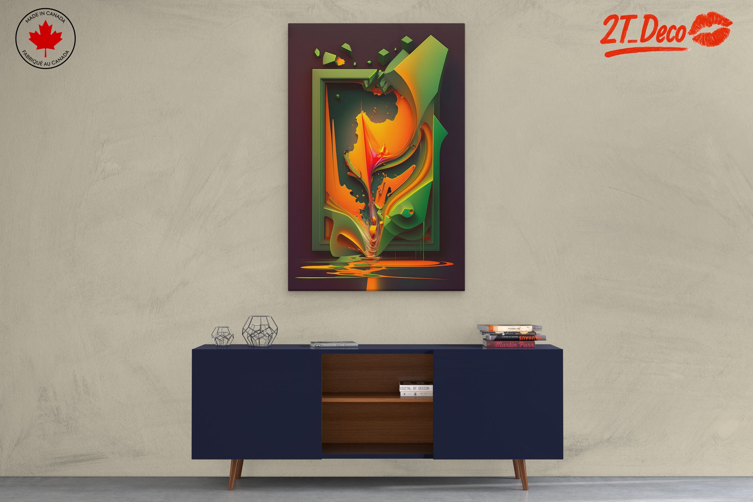 Vibrant Dynamic Abstract Artwork 2 - Image 3