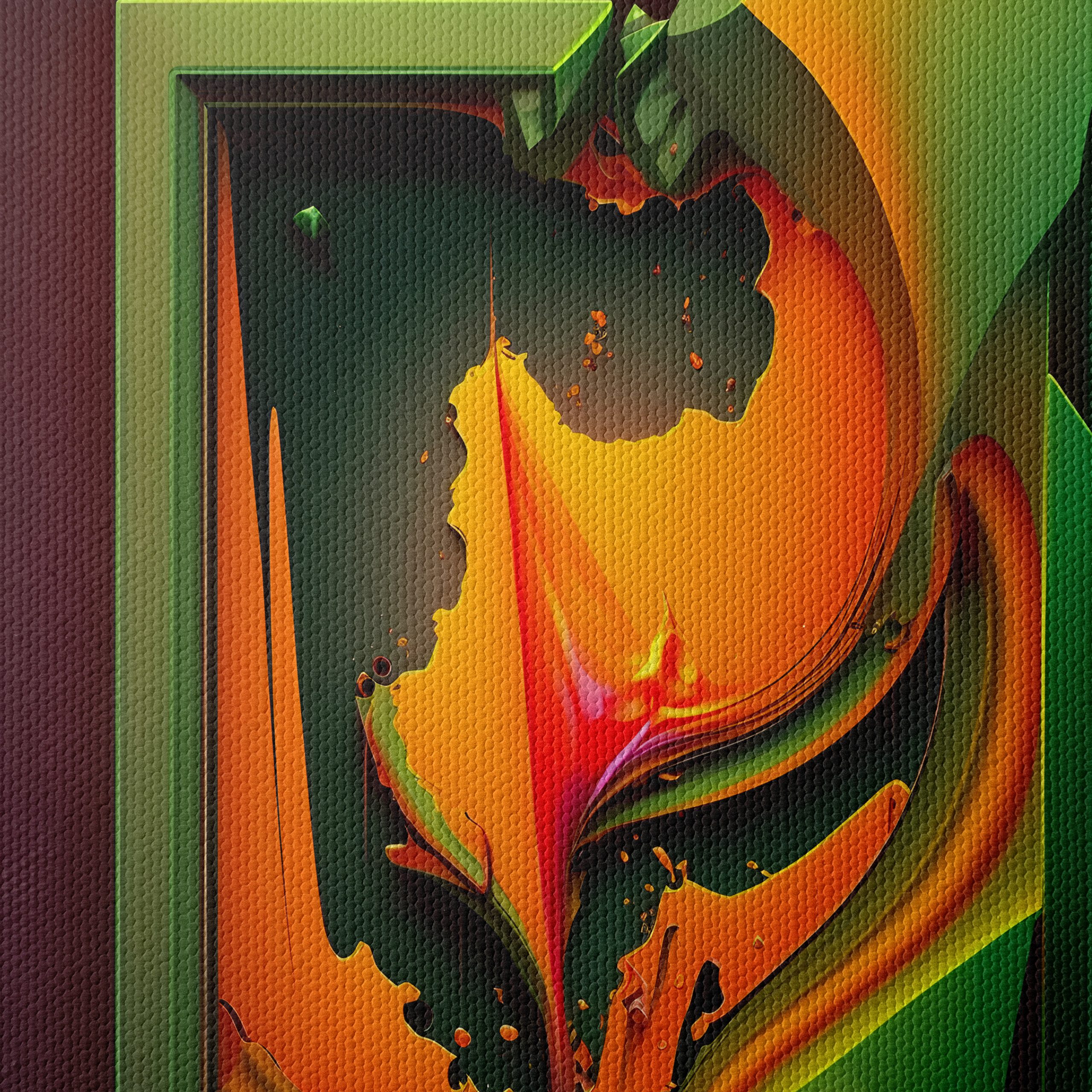 Vibrant Dynamic Abstract Artwork 2 - Image 4