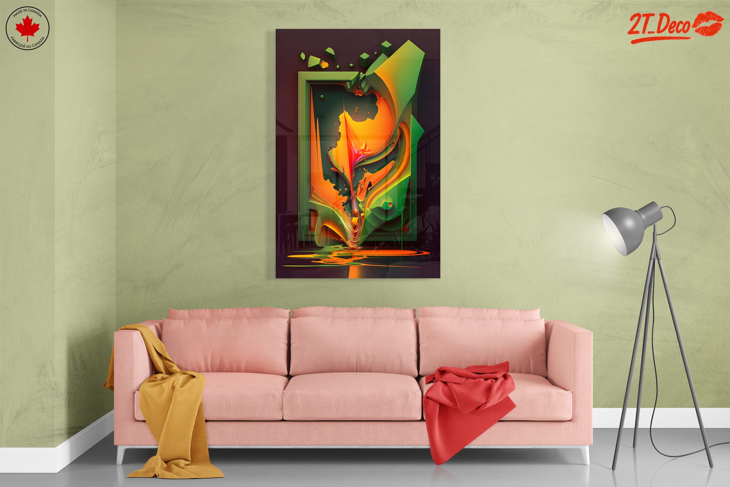 Vibrant Dynamic Abstract Artwork 2 - Image 7