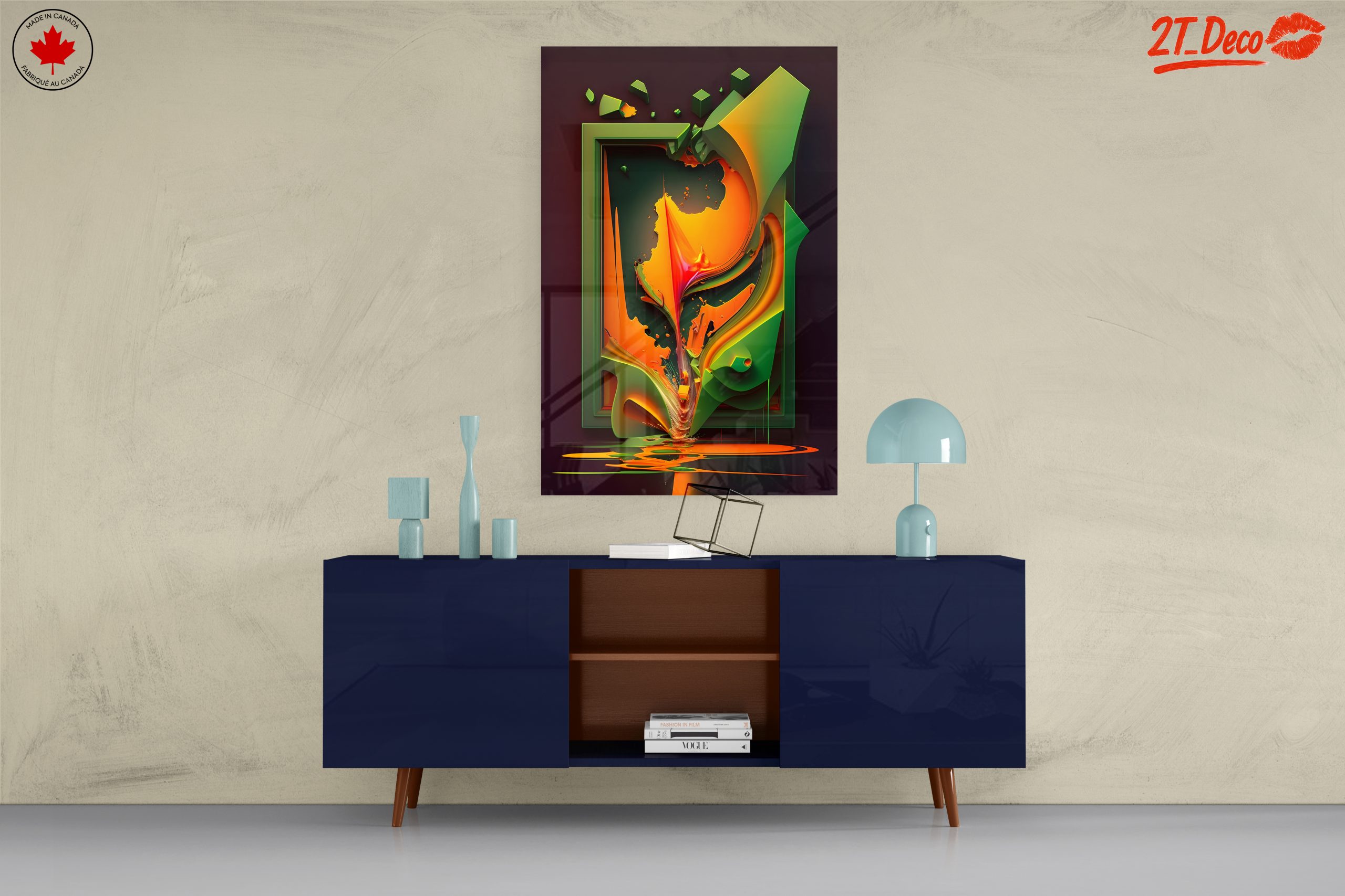 Vibrant Dynamic Abstract Artwork 2 - Image 8